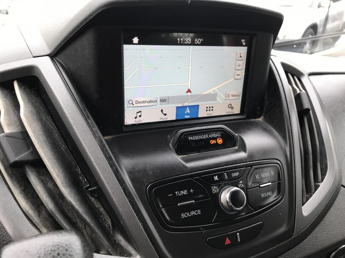 2018 White /Gray Ford Transit 150 Van Low Roof w/Sliding Pass. 148-in. WB (1FTYE2YM2JK) with an 3.7L V6 DOHC 24V engine, 6A transmission, located at 577 Chester Pike, Prospect Park, PA, 19076, (610) 237-1015, 39.886154, -75.302338 - Photo#15