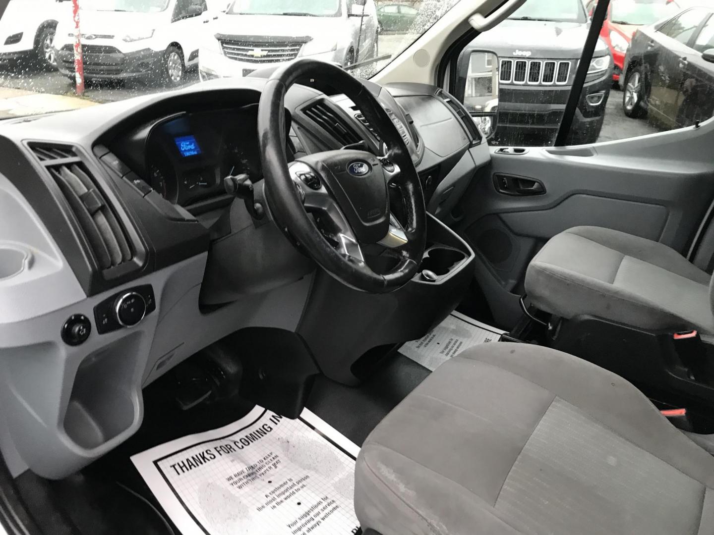 2017 White Ford Transit 250 Van Med. Roof w/Sliding Pass. 148-in. WB (1FTYR2CM0HK) with an 3.7L V6 DOHC 24V engine, 6A transmission, located at 577 Chester Pike, Prospect Park, PA, 19076, (610) 237-1015, 39.886154, -75.302338 - 2017 Ford Transit 250 Medium Roof: Only 139k miles, backup camera, shelving, FLEET MAINTAINED, runs LIKE NEW! This vehicle comes inspected and has been given a bumper to bumper safety check. It is very clean, reliable, and well maintained. We offer a unique pay plan that is known for being the ea - Photo#6