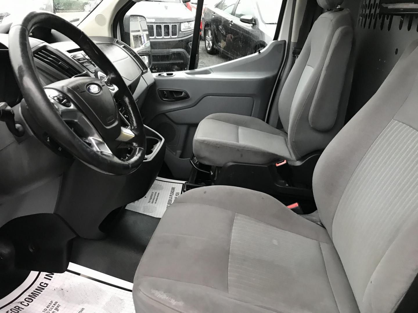 2017 White Ford Transit 250 Van Med. Roof w/Sliding Pass. 148-in. WB (1FTYR2CM0HK) with an 3.7L V6 DOHC 24V engine, 6A transmission, located at 577 Chester Pike, Prospect Park, PA, 19076, (610) 237-1015, 39.886154, -75.302338 - 2017 Ford Transit 250 Medium Roof: Only 139k miles, backup camera, shelving, FLEET MAINTAINED, runs LIKE NEW! This vehicle comes inspected and has been given a bumper to bumper safety check. It is very clean, reliable, and well maintained. We offer a unique pay plan that is known for being the ea - Photo#8