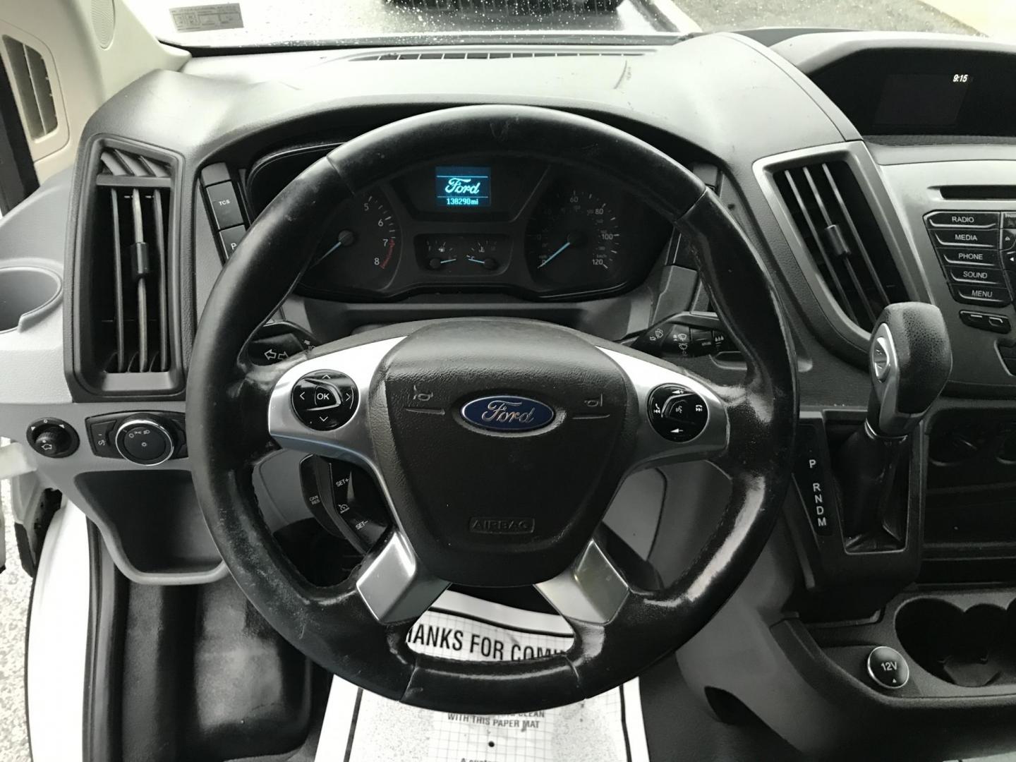 2017 White Ford Transit 250 Van Med. Roof w/Sliding Pass. 148-in. WB (1FTYR2CM0HK) with an 3.7L V6 DOHC 24V engine, 6A transmission, located at 577 Chester Pike, Prospect Park, PA, 19076, (610) 237-1015, 39.886154, -75.302338 - 2017 Ford Transit 250 Medium Roof: Only 139k miles, backup camera, shelving, FLEET MAINTAINED, runs LIKE NEW! This vehicle comes inspected and has been given a bumper to bumper safety check. It is very clean, reliable, and well maintained. We offer a unique pay plan that is known for being the ea - Photo#10