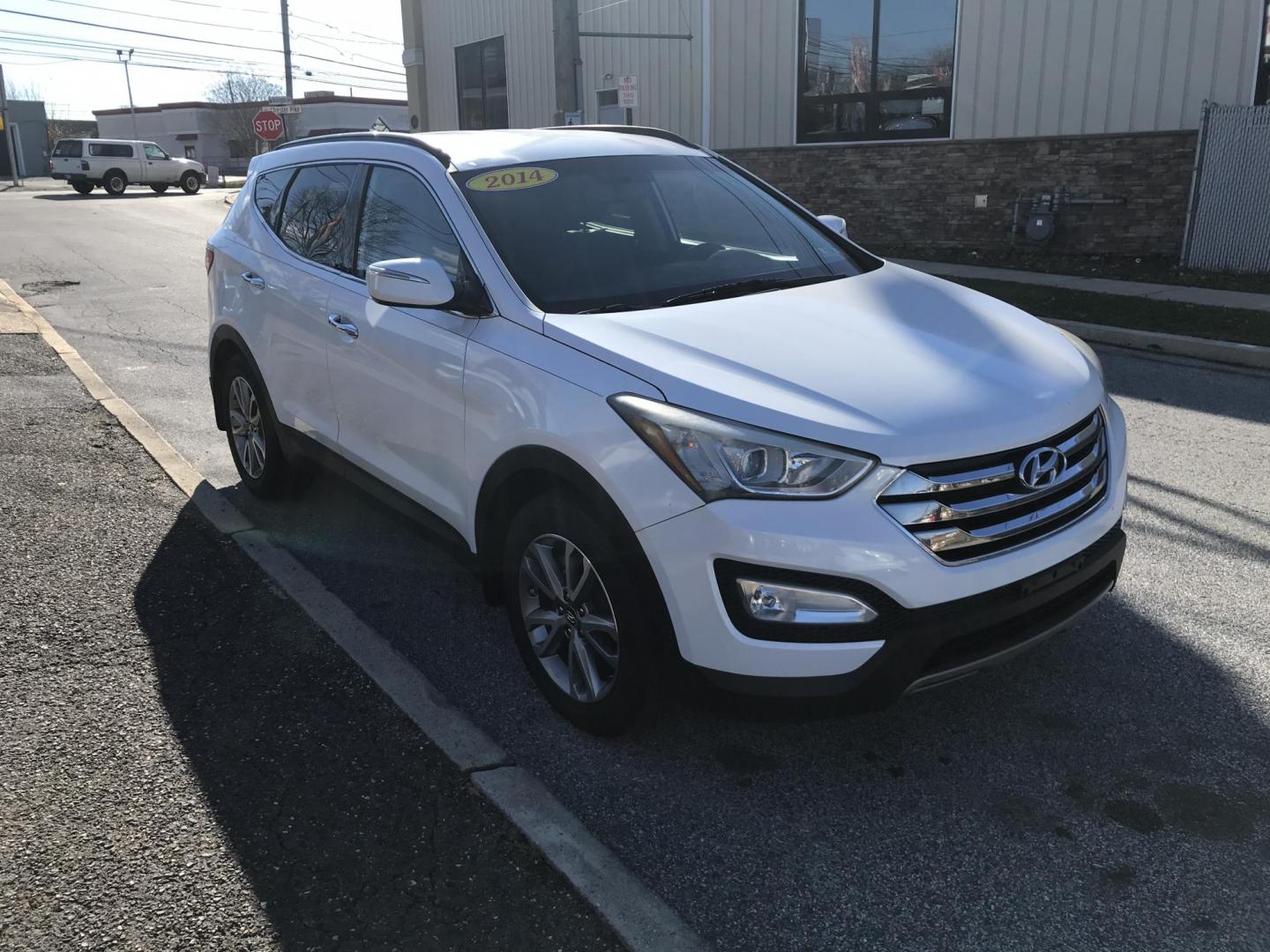 2014 White /Gray Hyundai Santa Fe Sport 2.0T FWD (5XYZU3LA0EG) with an 2.0L L4 DOHC 16V TURBO engine, 6-Speed Automatic transmission, located at 577 Chester Pike, Prospect Park, PA, 19076, (610) 237-1015, 39.886154, -75.302338 - 2014 Hyundai Santa Fe Sport: Only 104k miles, backup camera, new PA inspection, great on gas, SUPER CLEAN, runs LIKE NEW! This vehicle comes inspected and has been given a bumper to bumper safety check. It is very clean, reliable, and well maintained. We offer a unique pay plan that is known for - Photo#3