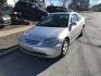 2002 Silver /Gray Honda Civic EX coupe (1HGEM22072L) with an 1.7L L4 SOHC 16V engine, 4-Speed Automatic Overdrive transmission, located at 577 Chester Pike, Prospect Park, PA, 19076, (610) 237-1015, 39.886154, -75.302338 - Photo#0