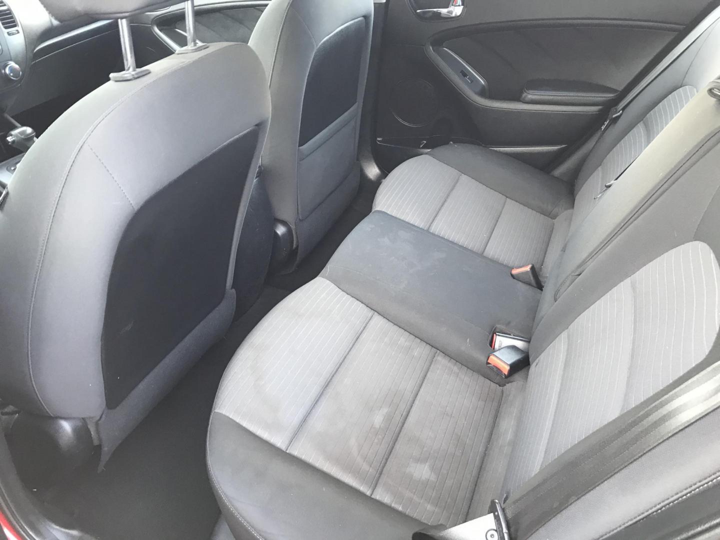 2016 Red /Gray Kia Forte EX (KNAFX4A64G5) with an 1.8L L4 DOHC 16V engine, 6-Speed Automatic transmission, located at 577 Chester Pike, Prospect Park, PA, 19076, (610) 237-1015, 39.886154, -75.302338 - Photo#14