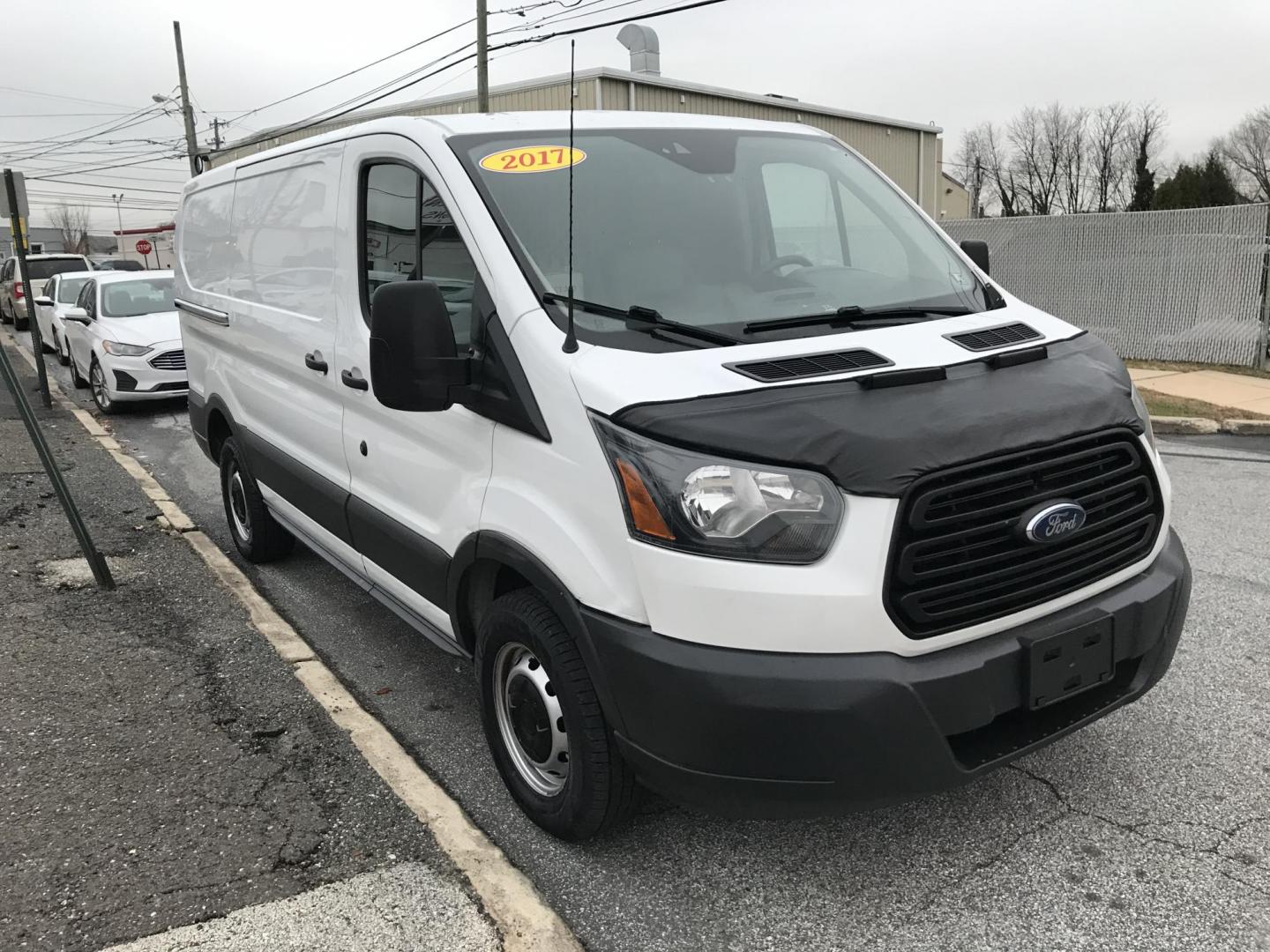 2017 White /Gray Ford Transit 250 Van Low Roof w/Sliding Pass. 130-in. WB (1FTYR1YM0HK) with an 3.7L V6 DOHC 24V engine, 6A transmission, located at 577 Chester Pike, Prospect Park, PA, 19076, (610) 237-1015, 39.886154, -75.302338 - 2017 Ford Transit 250 Low Roof: Only 128k miles, shelving, backup camera, new PA inspection, FLEET MAINTAINED, runs LIKE NEW! This vehicle comes inspected and has been given a bumper to bumper safety check. It is very clean, reliable, and well maintained. We offer a unique pay plan that is known - Photo#2