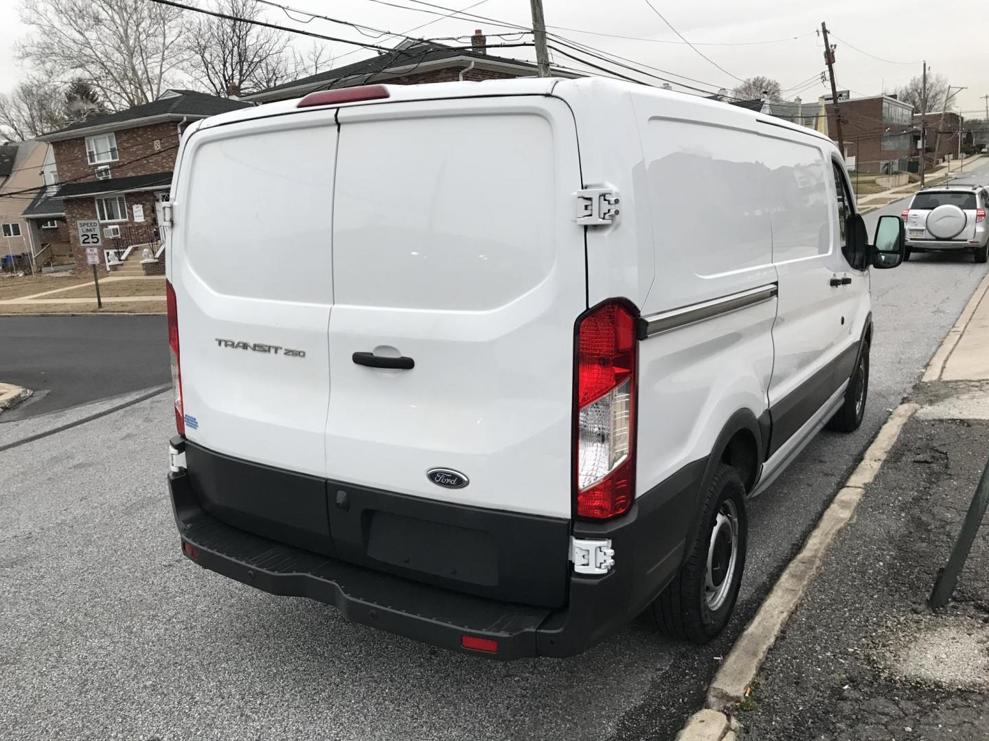2017 White /Gray Ford Transit 250 Van Low Roof w/Sliding Pass. 130-in. WB (1FTYR1YM0HK) with an 3.7L V6 DOHC 24V engine, 6A transmission, located at 577 Chester Pike, Prospect Park, PA, 19076, (610) 237-1015, 39.886154, -75.302338 - 2017 Ford Transit 250 Low Roof: Only 128k miles, shelving, backup camera, new PA inspection, FLEET MAINTAINED, runs LIKE NEW! This vehicle comes inspected and has been given a bumper to bumper safety check. It is very clean, reliable, and well maintained. We offer a unique pay plan that is known - Photo#3