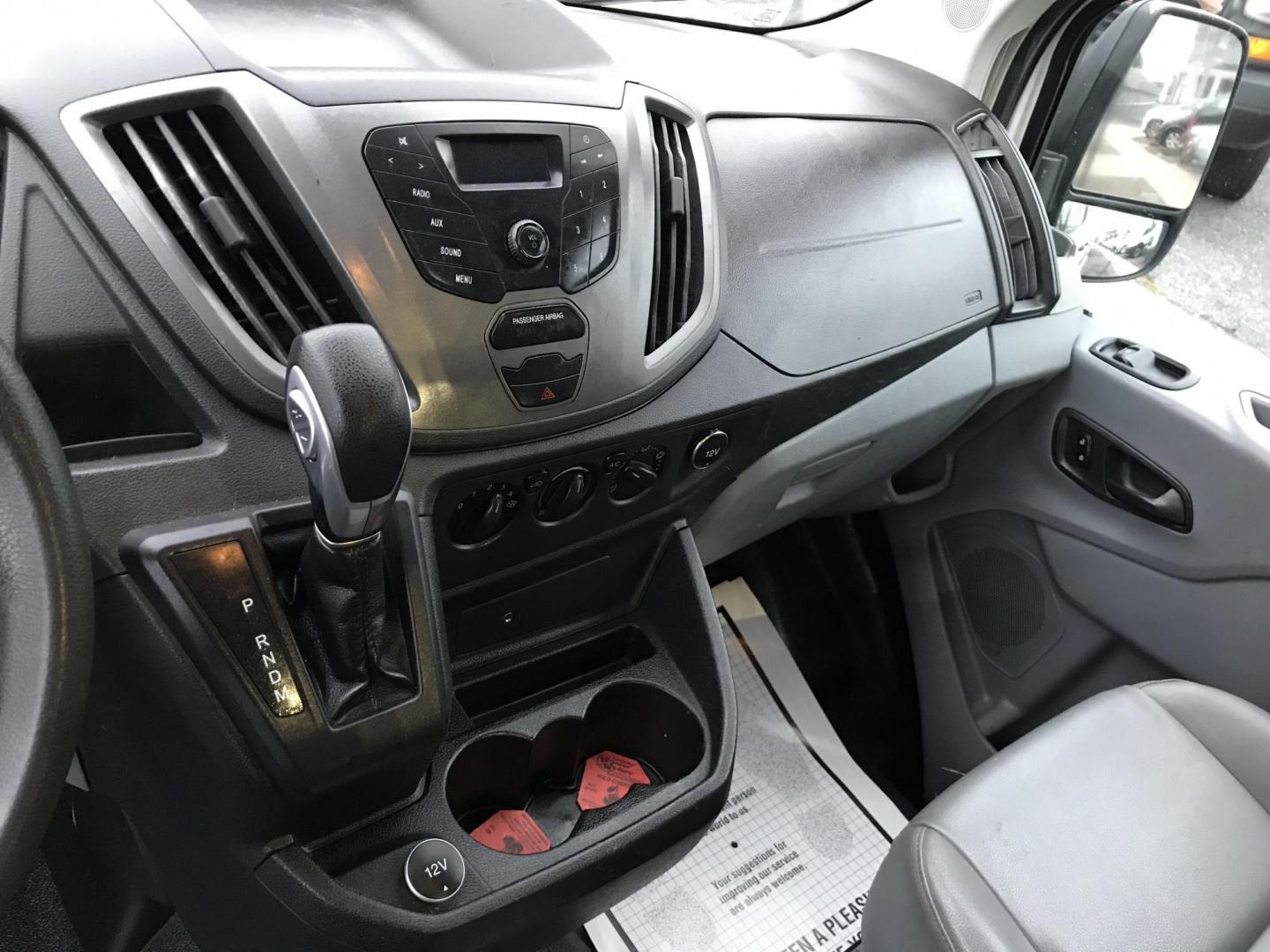 2017 White /Gray Ford Transit 250 Van Low Roof w/Sliding Pass. 130-in. WB (1FTYR1YM0HK) with an 3.7L V6 DOHC 24V engine, 6A transmission, located at 577 Chester Pike, Prospect Park, PA, 19076, (610) 237-1015, 39.886154, -75.302338 - 2017 Ford Transit 250 Low Roof: Only 128k miles, shelving, backup camera, new PA inspection, FLEET MAINTAINED, runs LIKE NEW! This vehicle comes inspected and has been given a bumper to bumper safety check. It is very clean, reliable, and well maintained. We offer a unique pay plan that is known - Photo#12