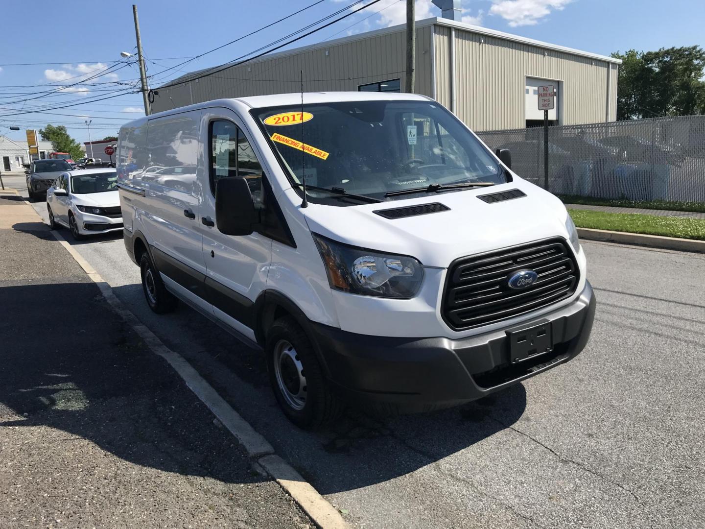 2017 White /Gray Ford Transit 250 Van Low Roof w/Sliding Pass. 130-in. WB (1FTYR1YM0HK) with an 3.7L V6 DOHC 24V engine, 6A transmission, located at 577 Chester Pike, Prospect Park, PA, 19076, (610) 237-1015, 39.886154, -75.302338 - 2017 Ford Transit 250 Low Roof: Only 128k miles, shelving, backup camera, new PA inspection, FLEET MAINTAINED, runs LIKE NEW! This vehicle comes inspected and has been given a bumper to bumper safety check. It is very clean, reliable, and well maintained. We offer a unique pay plan that is known - Photo#3
