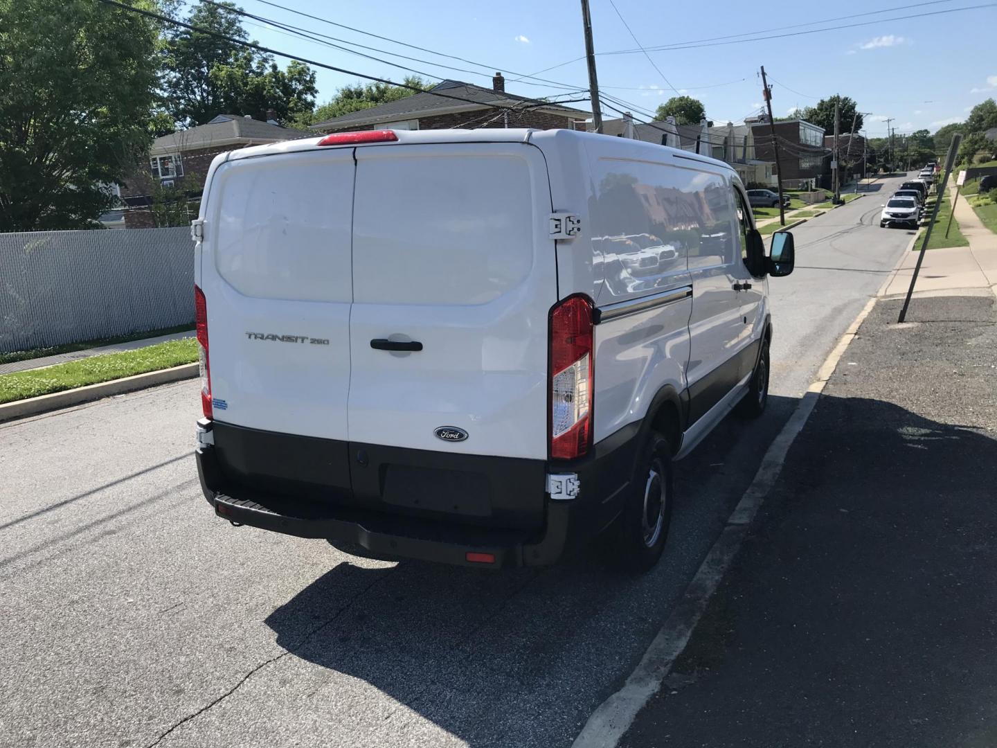 2017 White /Gray Ford Transit 250 Van Low Roof w/Sliding Pass. 130-in. WB (1FTYR1YM0HK) with an 3.7L V6 DOHC 24V engine, 6A transmission, located at 577 Chester Pike, Prospect Park, PA, 19076, (610) 237-1015, 39.886154, -75.302338 - 2017 Ford Transit 250 Low Roof: Only 128k miles, shelving, backup camera, new PA inspection, FLEET MAINTAINED, runs LIKE NEW! This vehicle comes inspected and has been given a bumper to bumper safety check. It is very clean, reliable, and well maintained. We offer a unique pay plan that is known - Photo#4