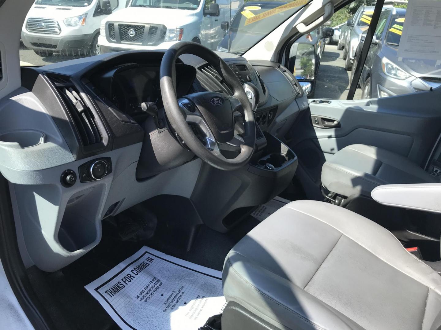 2017 White /Gray Ford Transit 250 Van Low Roof w/Sliding Pass. 130-in. WB (1FTYR1YM0HK) with an 3.7L V6 DOHC 24V engine, 6A transmission, located at 577 Chester Pike, Prospect Park, PA, 19076, (610) 237-1015, 39.886154, -75.302338 - 2017 Ford Transit 250 Low Roof: Only 128k miles, shelving, backup camera, new PA inspection, FLEET MAINTAINED, runs LIKE NEW! This vehicle comes inspected and has been given a bumper to bumper safety check. It is very clean, reliable, and well maintained. We offer a unique pay plan that is known - Photo#6
