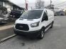 2017 White /Gray Ford Transit 150 Van Low Roof w/Sliding Pass. 130-in. WB (1FTYE1YM2HK) with an 3.7L V6 DOHC 24V engine, 6A transmission, located at 577 Chester Pike, Prospect Park, PA, 19076, (610) 237-1015, 39.886154, -75.302338 - 2017 Ford Transit 150: Double drop down ladder racks, shelving, backup camera, partition, new PA inspection, FLEET MAINTAINED, runs LIKE NEW! This vehicle comes inspected and has been given a bumper to bumper safety check. It is very clean, reliable, and well maintained. We offer a unique pay pla - Photo#2