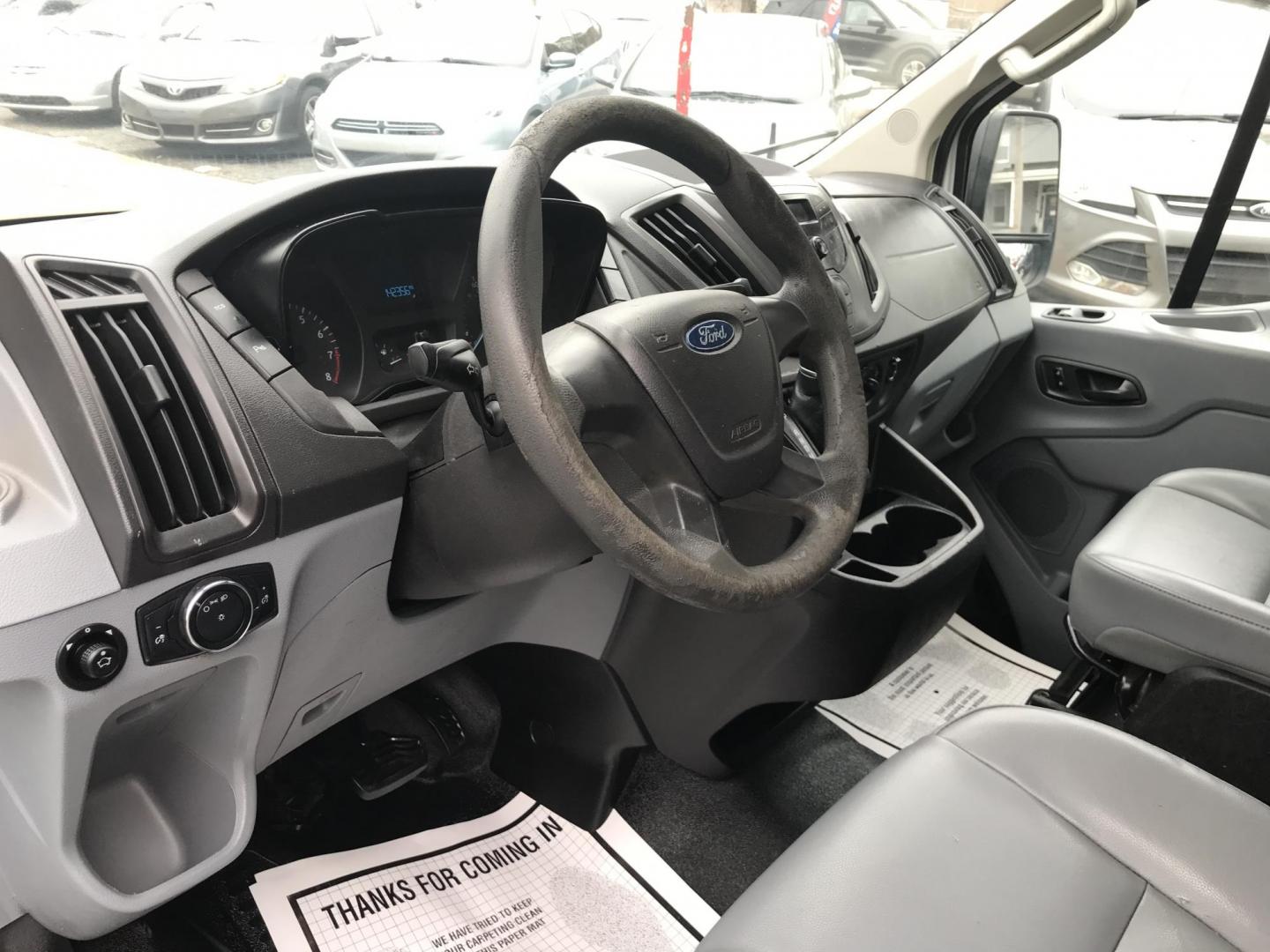 2016 White /Gray Ford Transit 250 Van Low Roof 60/40 Pass.130-in. WB (1FTYR1ZM6GK) with an 3.7L V6 DOHC 24V engine, 6A transmission, located at 577 Chester Pike, Prospect Park, PA, 19076, (610) 237-1015, 39.886154, -75.302338 - 2016 Ford Transit 250 Low Roof: Ladder racks, shelving, no side or rear windows, partition, new PA inspection, FLEET MAINTAINED, runs LIKE NEW! This vehicle comes inspected and has been given a bumper to bumper safety check. It is very clean, reliable, and well maintained. We offer a unique pay p - Photo#11