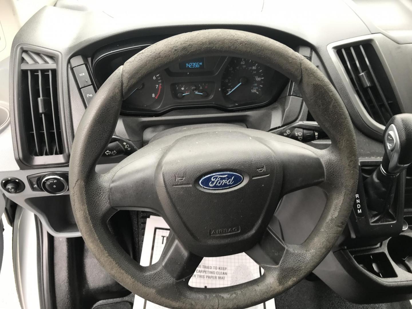 2016 White /Gray Ford Transit 250 Van Low Roof 60/40 Pass.130-in. WB (1FTYR1ZM6GK) with an 3.7L V6 DOHC 24V engine, 6A transmission, located at 577 Chester Pike, Prospect Park, PA, 19076, (610) 237-1015, 39.886154, -75.302338 - 2016 Ford Transit 250 Low Roof: Ladder racks, shelving, no side or rear windows, partition, new PA inspection, FLEET MAINTAINED, runs LIKE NEW! This vehicle comes inspected and has been given a bumper to bumper safety check. It is very clean, reliable, and well maintained. We offer a unique pay p - Photo#12