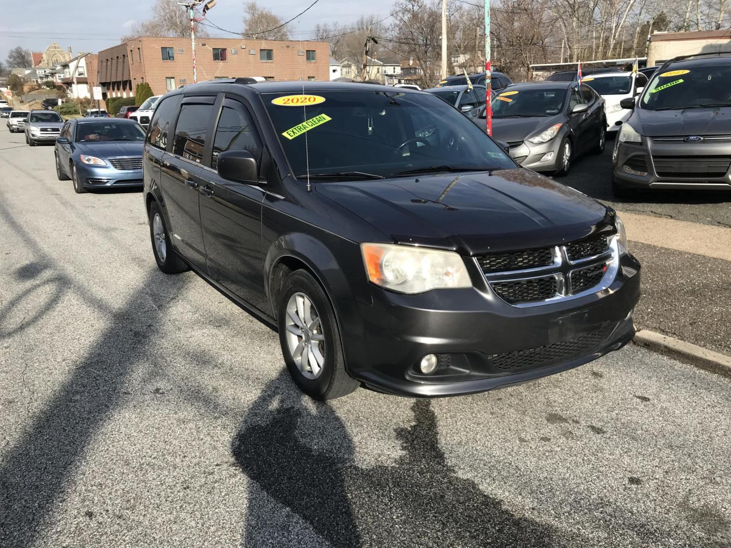 2020 Charcoal /Black Dodge Grand Caravan SXT (2C4RDGCGXLR) with an 3.6L V6 DOHC 24V engine, 6A transmission, located at 577 Chester Pike, Prospect Park, PA, 19076, (610) 237-1015, 39.886154, -75.302338 - 2020 Dodge Grand Caravan SXT: Stow and go seating, backup camera, new PA inspection, runs LIKE NEW! This vehicle comes inspected and has been given a bumper to bumper safety check. It is very clean, reliable, and well maintained. We offer a unique pay plan that is known for being the easiest and - Photo#2
