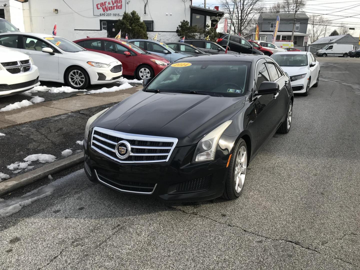 2014 Black /Black Cadillac ATS 2.0L (1G6AA5RX5E0) with an 2.0L L4 DOHC 16V engine, Automatic transmission, located at 577 Chester Pike, Prospect Park, PA, 19076, (610) 237-1015, 39.886154, -75.302338 - 2014 Cadillac ATS: Backup camera, sunroof, new PA inspection, fully loaded, runs LIKE NEW! This vehicle comes inspected and has been given a bumper to bumper safety check. It is very clean, reliable, and well maintained. We offer a unique pay plan that is known for being the easiest and fastest f - Photo#2