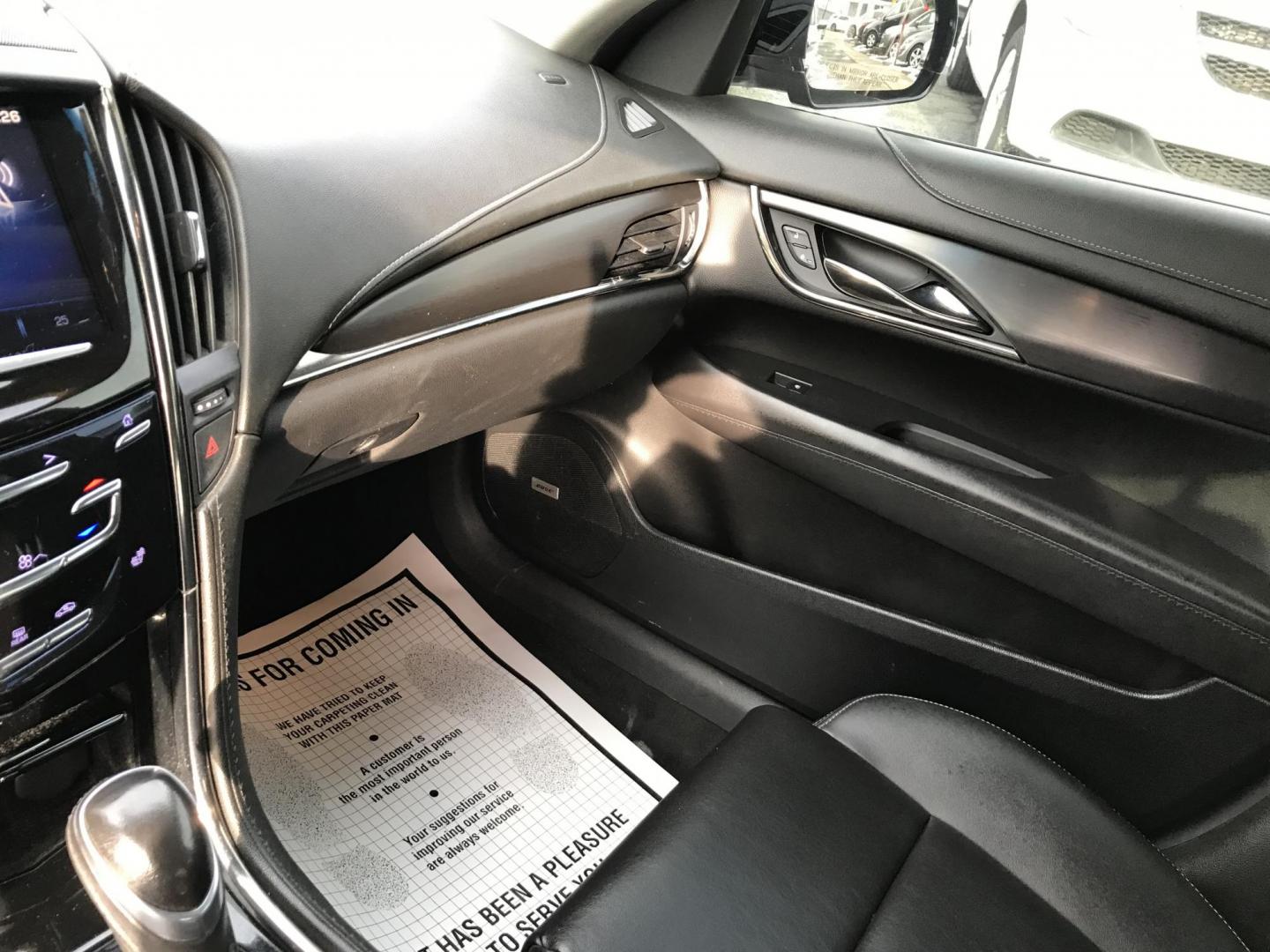 2014 Black /Black Cadillac ATS 2.0L (1G6AA5RX5E0) with an 2.0L L4 DOHC 16V engine, Automatic transmission, located at 577 Chester Pike, Prospect Park, PA, 19076, (610) 237-1015, 39.886154, -75.302338 - 2014 Cadillac ATS: Backup camera, sunroof, new PA inspection, fully loaded, runs LIKE NEW! This vehicle comes inspected and has been given a bumper to bumper safety check. It is very clean, reliable, and well maintained. We offer a unique pay plan that is known for being the easiest and fastest f - Photo#15