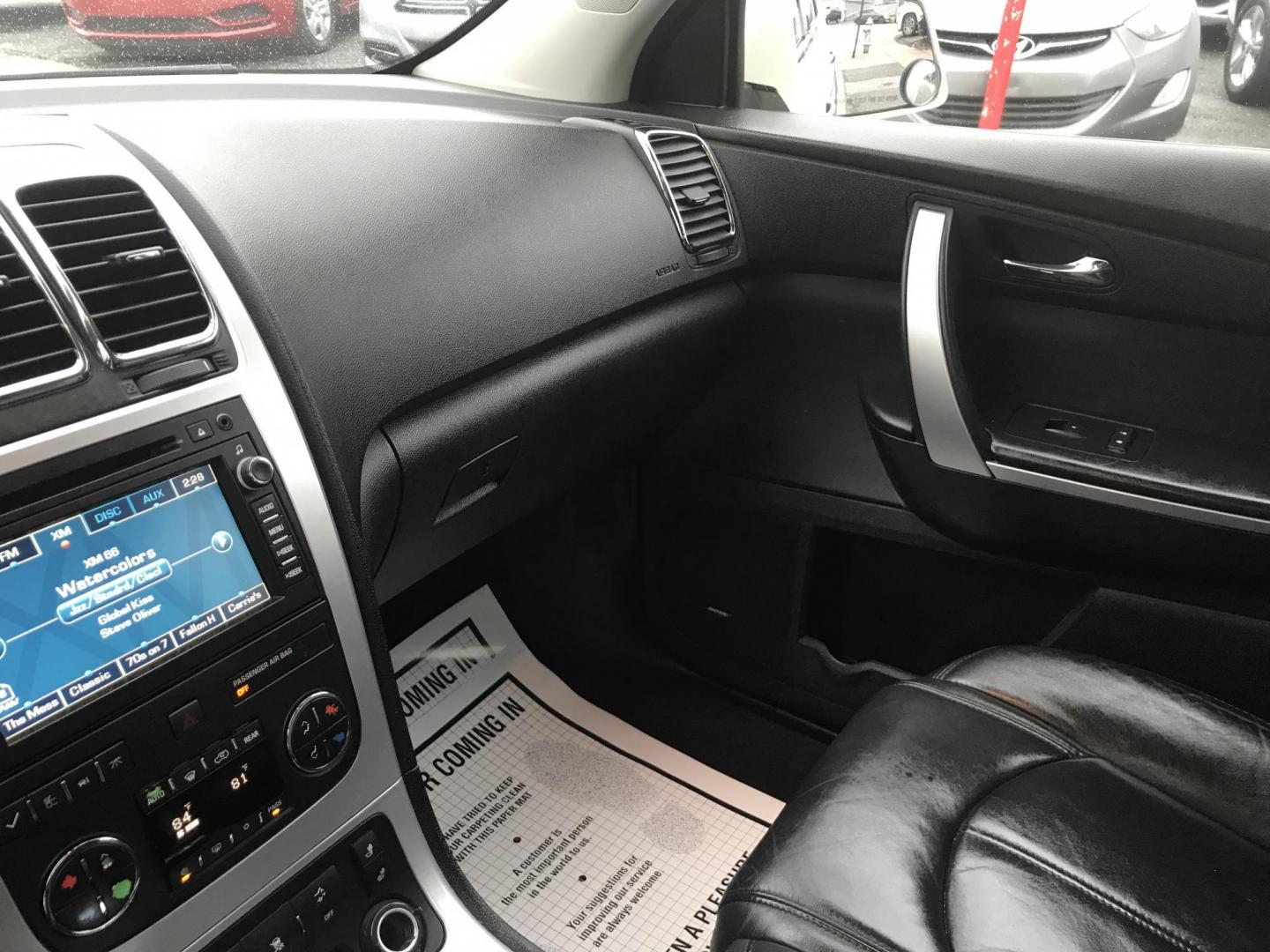 2011 White /Black GMC Acadia SLT-1 AWD (1GKKVRED3BJ) with an 3.6L V6 DOHC 24V engine, 6-Speed Automatic transmission, located at 577 Chester Pike, Prospect Park, PA, 19076, (610) 237-1015, 39.886154, -75.302338 - 2011 GMC Acadia SLT AWD: Backup camera, dual sunroofs, 3rd row seating, new PA inspection, SUPER CLEAN, runs LIKE NEW! This vehicle comes inspected and has been given a bumper to bumper safety check. It is very clean, reliable, and well maintained. We offer a unique pay plan that is known for bei - Photo#16