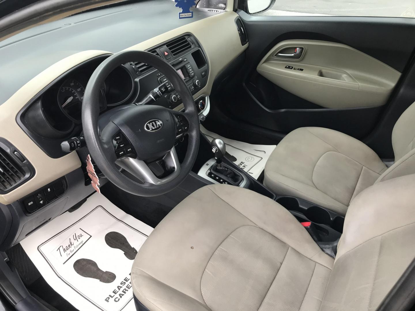 2015 Black /Tan Kia Rio LX (KNADM4A35F6) with an 1.6L L4 DOHC 16V engine, Automatic transmission, located at 577 Chester Pike, Prospect Park, PA, 19076, (610) 237-1015, 39.886154, -75.302338 - 2015 Kia Rio LX: Only 108k miles, great on gas, new PA inspection, SUPER CLEAN, runs LIKE NEW! This vehicle comes inspected and has been given a bumper to bumper safety check. It is very clean, reliable, and well maintained. We offer a unique pay plan that is known for being the easiest and faste- Photo#7