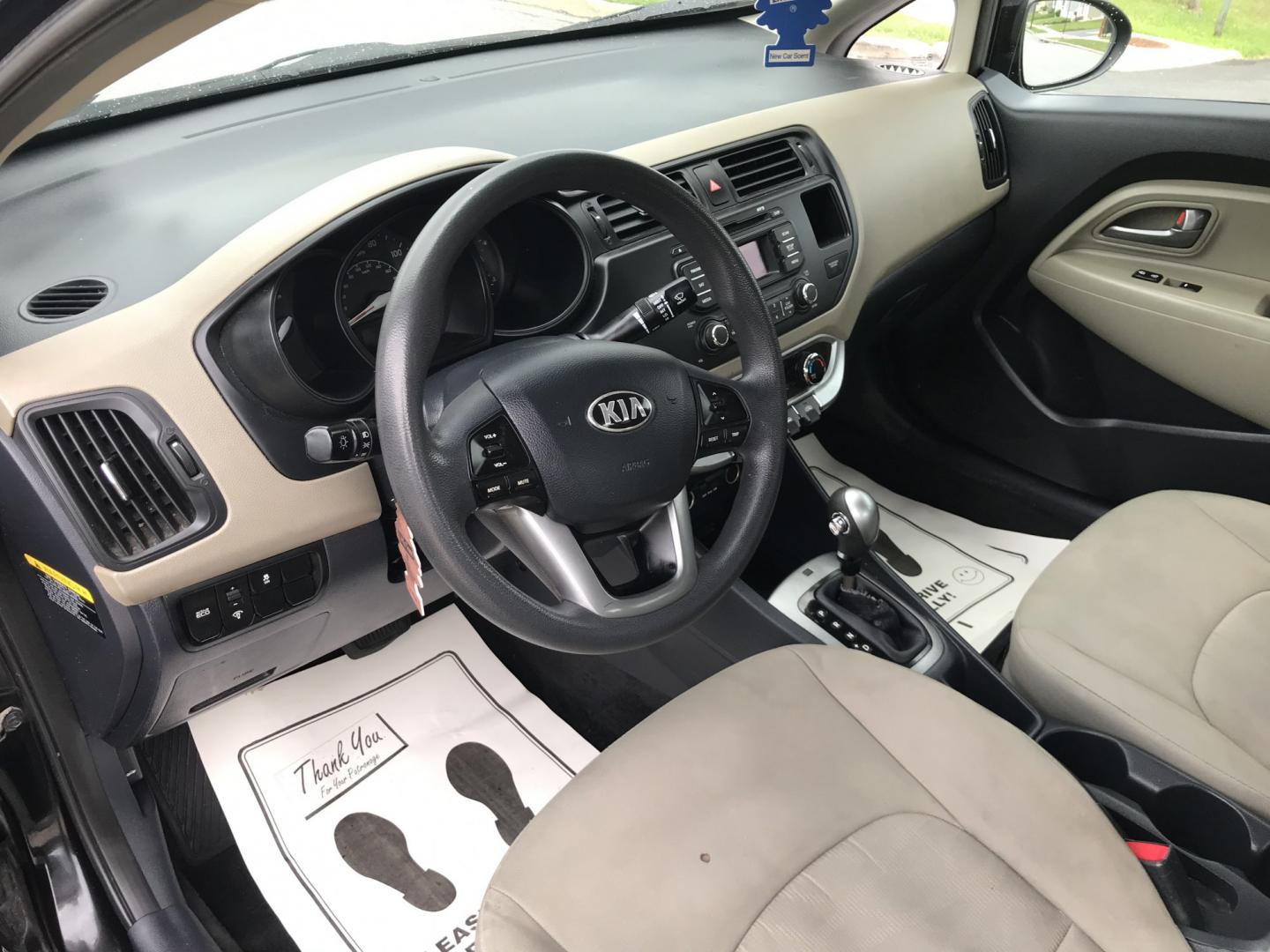 2015 Black /Tan Kia Rio LX (KNADM4A35F6) with an 1.6L L4 DOHC 16V engine, Automatic transmission, located at 577 Chester Pike, Prospect Park, PA, 19076, (610) 237-1015, 39.886154, -75.302338 - 2015 Kia Rio LX: Only 108k miles, great on gas, new PA inspection, SUPER CLEAN, runs LIKE NEW! This vehicle comes inspected and has been given a bumper to bumper safety check. It is very clean, reliable, and well maintained. We offer a unique pay plan that is known for being the easiest and faste- Photo#10