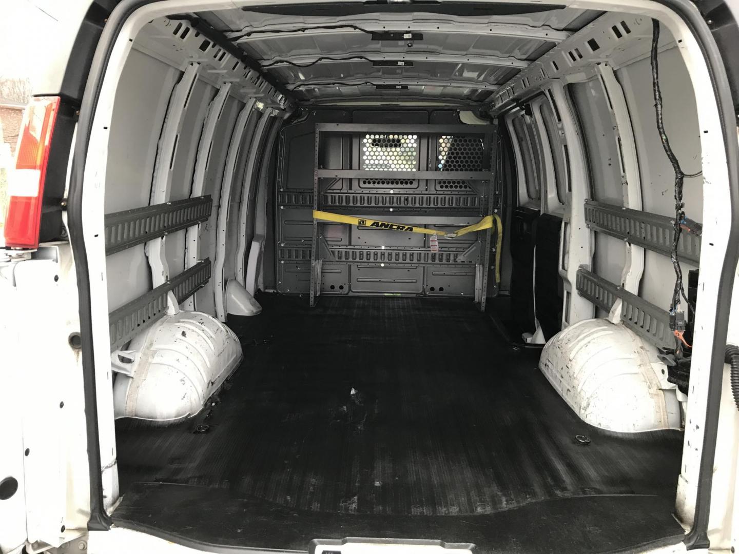 2021 White /Gray Chevrolet Express 2500 Cargo (1GCWGAF71M1) with an 6.6L V8 OHV 16V engine, 6A transmission, located at 577 Chester Pike, Prospect Park, PA, 19076, (610) 237-1015, 39.886154, -75.302338 - 2021 Chevy Express 2500 Cargo Van: no side or rear windows, backup camera, shelving, new PA inspection, FLEET MAINTAINED, runs LIKE NEW! This vehicle comes inspected and has been given a bumper to bumper safety check. It is very clean, reliable, and well maintained. We offer a unique pay plan tha - Photo#14
