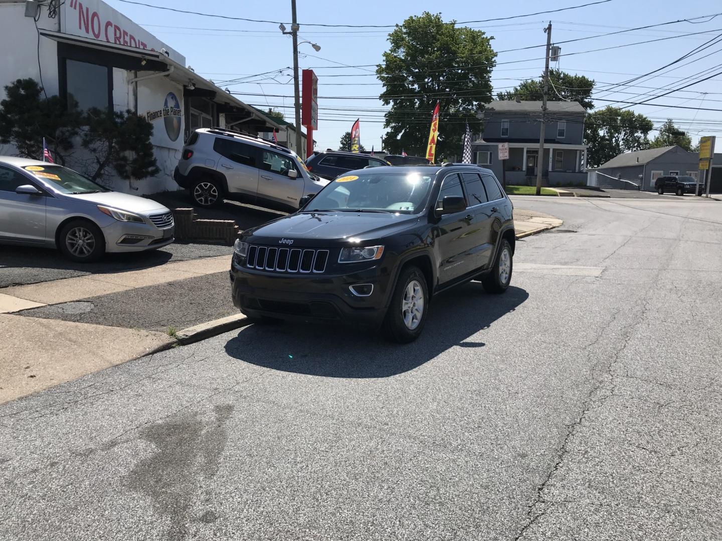 2014 Black /Black Jeep Grand Cherokee Laredo 4WD (1C4RJFAG7EC) with an 3.6L V6 DOHC 24V engine, 5-Speed Automatic transmission, located at 577 Chester Pike, Prospect Park, PA, 19076, (610) 237-1015, 39.886154, -75.302338 - 2014 Jeep Grand Cherokee Laredo 123k miles • New PA Inspection Example Financing: • $3,500 Down • $100 Weekly • $200 Bi-Weekly We finance our own vehicles. We do not obtain or review traditional consumer credit reports. Financing decisions are based on verified income, ability to repay- Photo#1