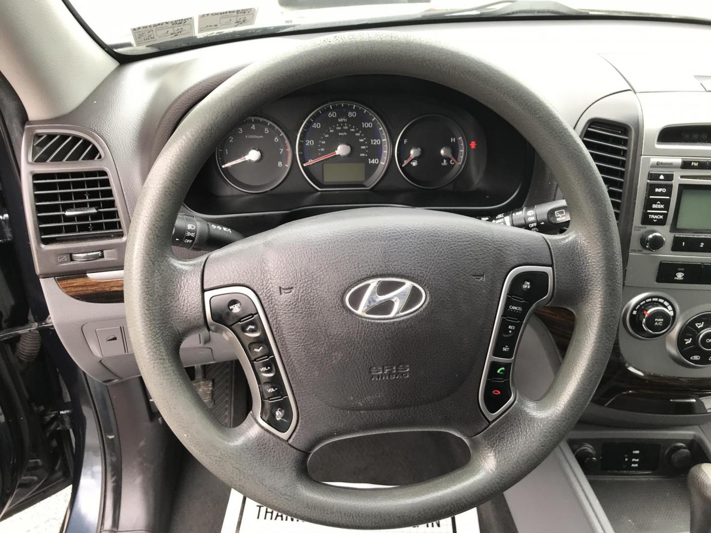 2012 Black /Gray Hyundai Santa Fe GLS 2.4 4WD (5XYZGDAB9CG) with an 2.4L L4 DOHC 16V engine, 6-Speed Automatic transmission, located at 577 Chester Pike, Prospect Park, PA, 19076, (610) 237-1015, 39.886154, -75.302338 - 2012 Hyundai Santa Fe GLS: Only 98k, 4x4, new PA inspection, SUPER CLEAN, runs LIKE NEW! This vehicle comes inspected and has been given a bumper to bumper safety check. It is very clean, reliable, and well maintained. We offer a unique pay plan that is known for being the easiest and fastest fin - Photo#10