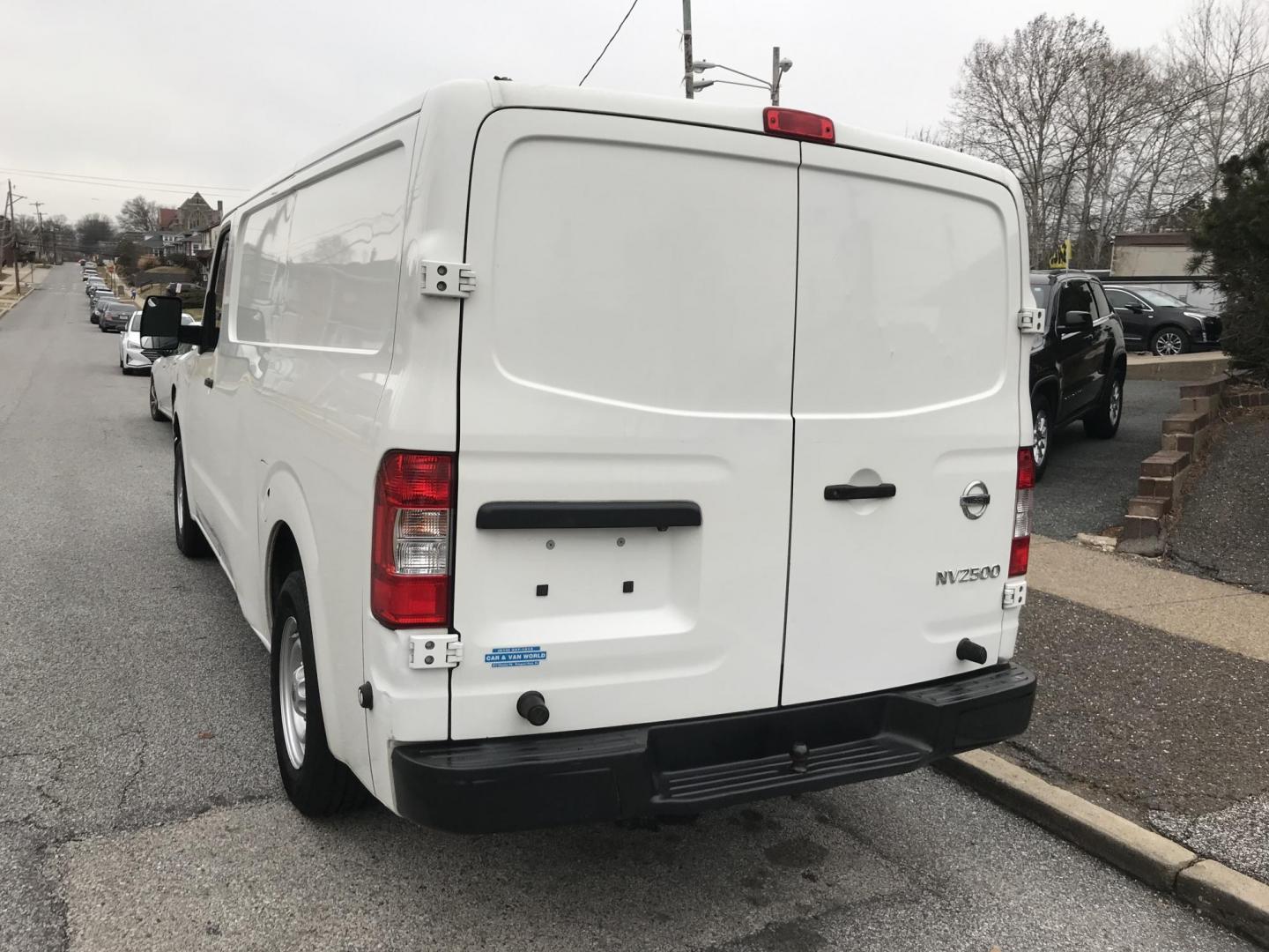 2019 White /Gray Nissan NV Cargo 2500 HD S V6 (1N6BF0KY3KN) with an 4.0L V6 engine, 5A transmission, located at 577 Chester Pike, Prospect Park, PA, 19076, (610) 237-1015, 39.886154, -75.302338 - 2019 Nissan NV 2500 Cargo Van: Has multiple pieces of shelving, backup camera, fleet maintained, partition, SUPER CLEAN, runs LIKE NEW! This vehicle comes inspected and has been given a bumper to bumper safety check. It is very clean, reliable, and well maintained. We offer a unique pay plan that - Photo#5