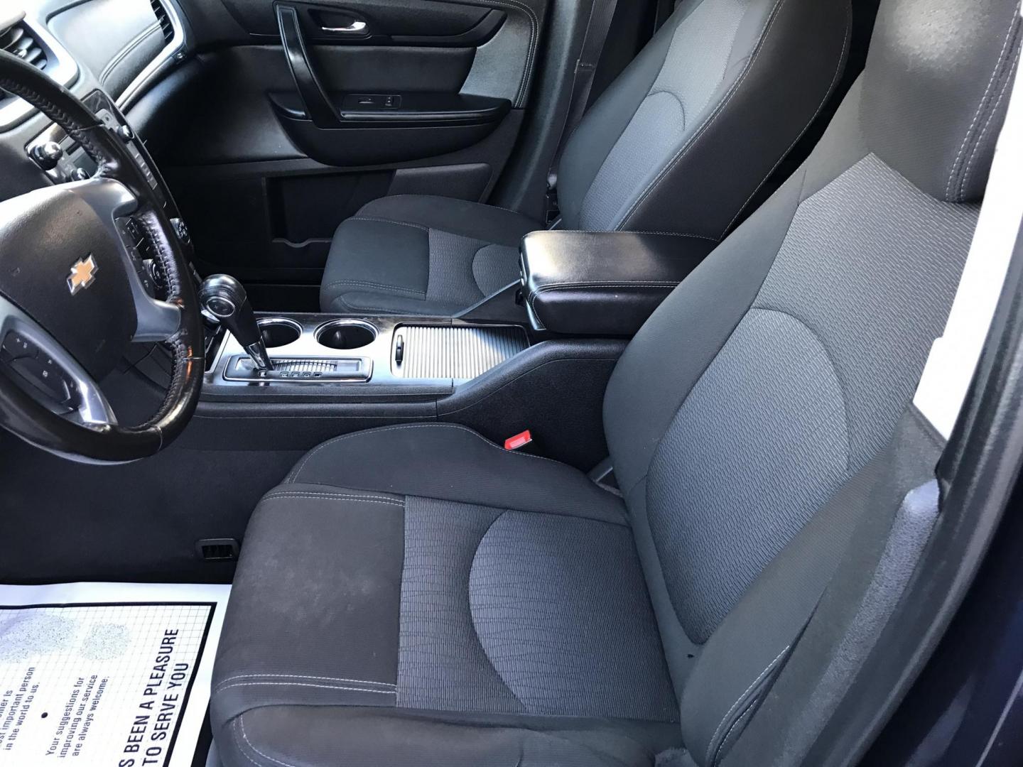 2015 Blue /Gray Chevrolet Traverse 1LT FWD (1GNKRGKDXFJ) with an 3.6L V6 DOHC 24V engine, 6-Speed Automatic transmission, located at 577 Chester Pike, Prospect Park, PA, 19076, (610) 237-1015, 39.886154, -75.302338 - 2015 Chevrolet Traverse 1LT: Backup camera, 3rd row seating, new PA inspection, SUPER CLEAN, runs LIKE NEW! This vehicle comes inspected and has been given a bumper to bumper safety check. It is very clean, reliable, and well maintained. We offer a unique pay plan that is known for being the easi - Photo#10