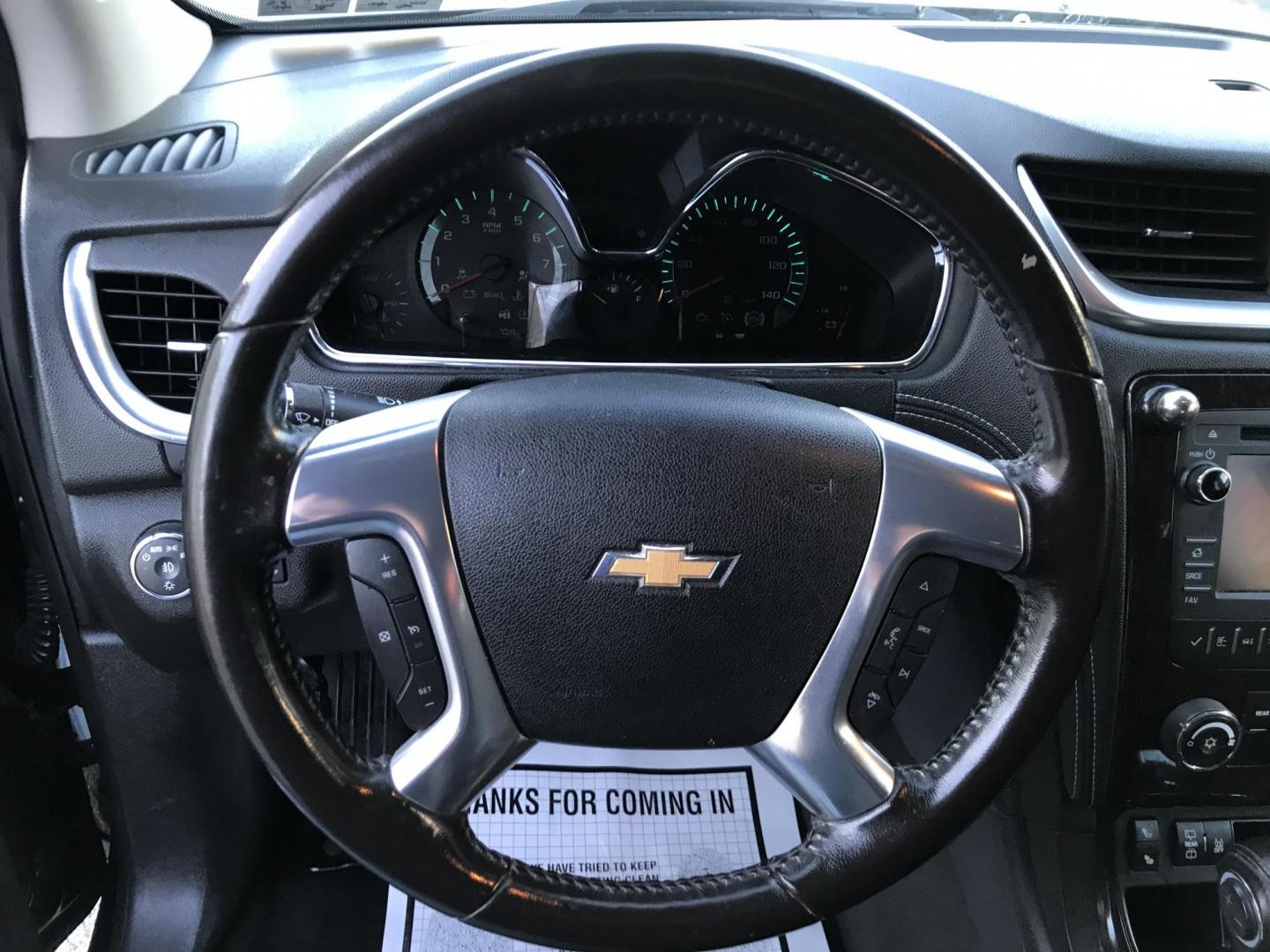 2015 Blue /Gray Chevrolet Traverse 1LT FWD (1GNKRGKDXFJ) with an 3.6L V6 DOHC 24V engine, 6-Speed Automatic transmission, located at 577 Chester Pike, Prospect Park, PA, 19076, (610) 237-1015, 39.886154, -75.302338 - 2015 Chevrolet Traverse 1LT: Backup camera, 3rd row seating, new PA inspection, SUPER CLEAN, runs LIKE NEW! This vehicle comes inspected and has been given a bumper to bumper safety check. It is very clean, reliable, and well maintained. We offer a unique pay plan that is known for being the easi - Photo#12