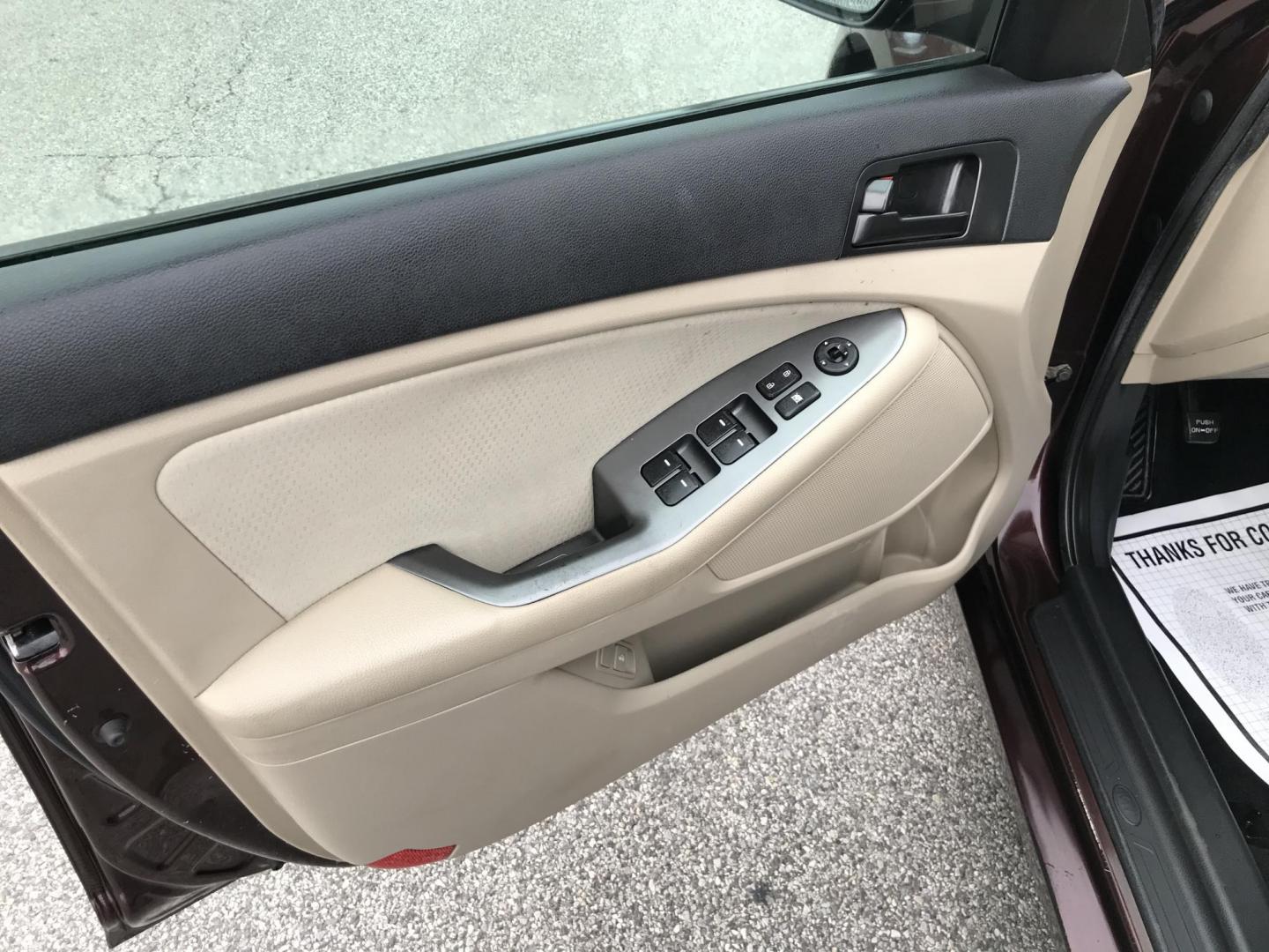 2011 Maroon /Tan Kia Optima EX (KNAGM4A78B5) with an 2.4L L4 DOHC 16V engine, 6-Speed Automatic transmission, located at 577 Chester Pike, Prospect Park, PA, 19076, (610) 237-1015, 39.886154, -75.302338 - 2011 Kia Optima EX: Only 103k miles, new PA inspection, SUPER CLEAN, runs LIKE NEW! This vehicle comes inspected and has been given a bumper to bumper safety check. It is very clean, reliable, and well maintained. We offer a unique pay plan that is known for being the easiest and fastest financin - Photo#8