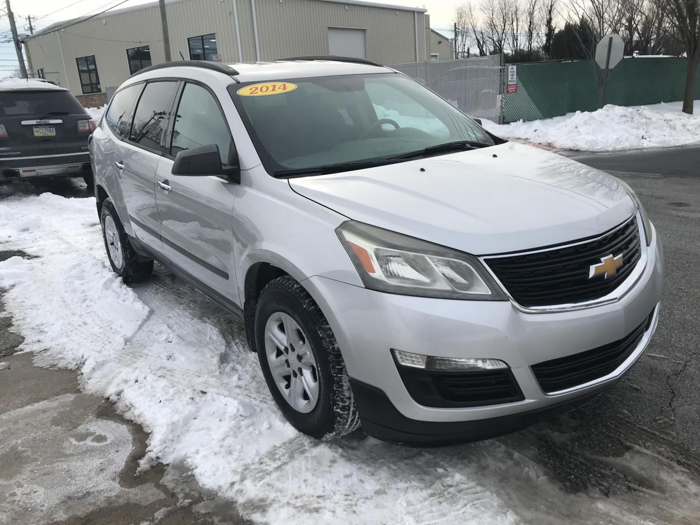 2014 Silver /Gray Chevrolet Traverse LS AWD w/PDC (1GNKVFED5EJ) with an 3.6L V6 DOHC 24V engine, 6-Speed Automatic transmission, located at 577 Chester Pike, Prospect Park, PA, 19076, (610) 237-1015, 39.886154, -75.302338 - 2014 Chevy Traverse: 3rd row seating, AWD, backup camera, new PA inspection, SUPER CLEAN, runs LIKE NEW! This vehicle comes inspected and has been given a bumper to bumper safety check. It is very clean, reliable, and well maintained. We offer a unique pay plan that is known for being the easiest - Photo#3