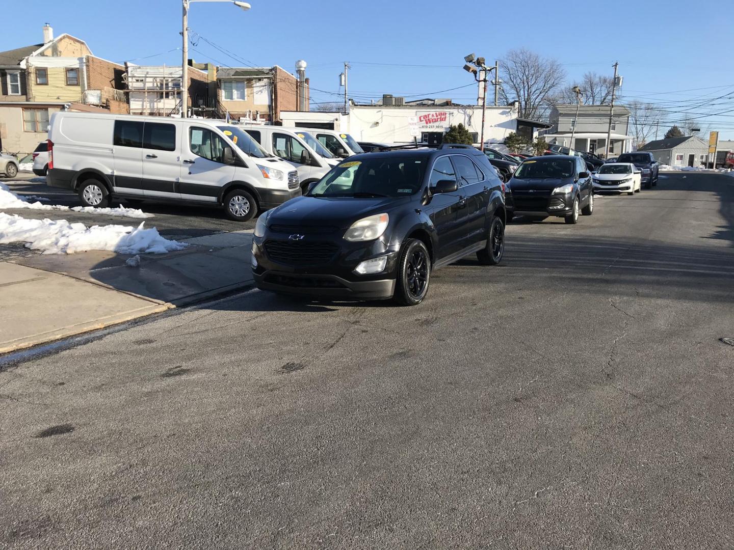 2017 Black /Black Chevrolet Equinox LT (2GNALCEK5H6) with an 2.4L L4 DOHC 16V FFV engine, 6A transmission, located at 577 Chester Pike, Prospect Park, PA, 19076, (610) 237-1015, 39.886154, -75.302338 - 2017 Chevy Equinox LT: Backup camera, sunroof, new PA inspection, SUPER CLEAN, runs LIKE NEW! This vehicle comes inspected and has been given a bumper to bumper safety check. It is very clean, reliable, and well maintained. We offer a unique pay plan that is known for being the easiest and fastes - Photo#1