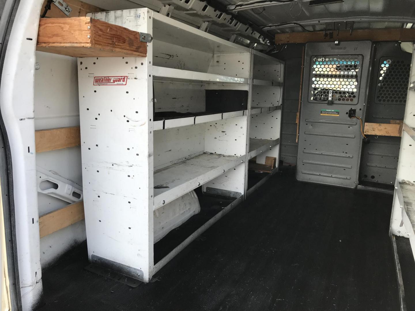 2015 White GMC Savana G2500 Cargo (1GTW7FCF8F1) with an 4.8L V8 FFV engine, 6-Speed Automatic transmission, located at 577 Chester Pike, Prospect Park, PA, 19076, (610) 237-1015, 39.886154, -75.302338 - 2015 GMC Savana 2500 Cargo Van: Has multiple pieces of shelving, partition, cages over windows, power locks and windows, new PA inspection, FLEET MAINTAINED! This vehicle comes inspected and has been given a bumper to bumper safety check. It is very clean, reliable, and well maintained. We offer - Photo#15