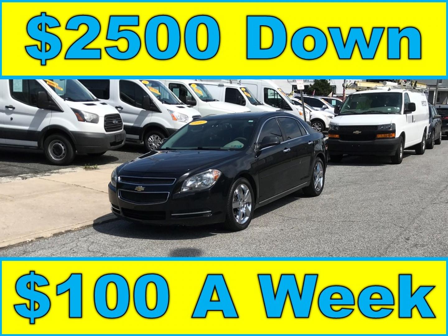 2012 Black /Gray Chevrolet Malibu 1LT (1G1ZC5E0XCF) with an 2.4L L4 DOHC 16V engine, 6-Speed Automatic transmission, located at 577 Chester Pike, Prospect Park, PA, 19076, (610) 237-1015, 39.886154, -75.302338 - 2012 Chevy Malibu: Only 81k miles, new PA inspection, great on gas, SUPER CLEAN, runs LIKE NEW! This vehicle comes inspected and has been given a bumper to bumper safety check. It is very clean, reliable, and well maintained. We offer a unique pay plan that is known for being the easiest and fast - Photo#0