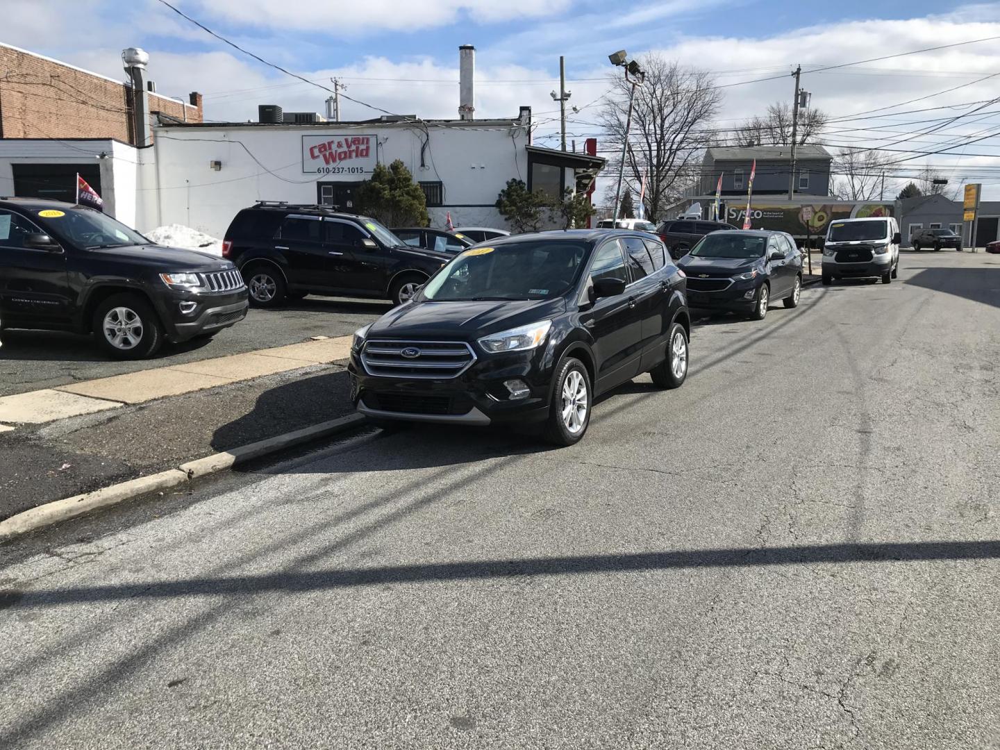 2017 Black /Black Ford Escape SE 4WD (1FMCU9G91HU) with an 2.0L L4 DOHC 16V engine, 6A transmission, located at 577 Chester Pike, Prospect Park, PA, 19076, (610) 237-1015, 39.886154, -75.302338 - 2017 Ford Escape SE: Only 120k miles, 4x4, backup camera, SUPER CLEAN, runs LIKE NEW! This vehicle comes inspected and has been given a bumper to bumper safety check. It is very clean, reliable, and well maintained. We offer a unique pay plan that is known for being the easiest and fastest financ - Photo#1