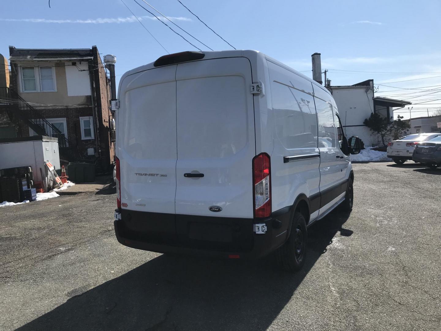 2019 White /Gray Ford Transit 350 Van Med. Roof w/Sliding Pass. 148-in. WB (1FTBW2CG1KK) with an 3.5L V6 DOHC 24V engine, 6A transmission, located at 577 Chester Pike, Prospect Park, PA, 19076, (610) 237-1015, 39.886154, -75.302338 - 2019 Ford Transit 350 Medium Roof: No side or rear windows, backup camera, new PA inspection, FLEET MAINTAINED! This vehicle comes inspected and has been given a bumper to bumper safety check. It is very clean, reliable, and well maintained. We offer a unique pay plan that is known for being the - Photo#4