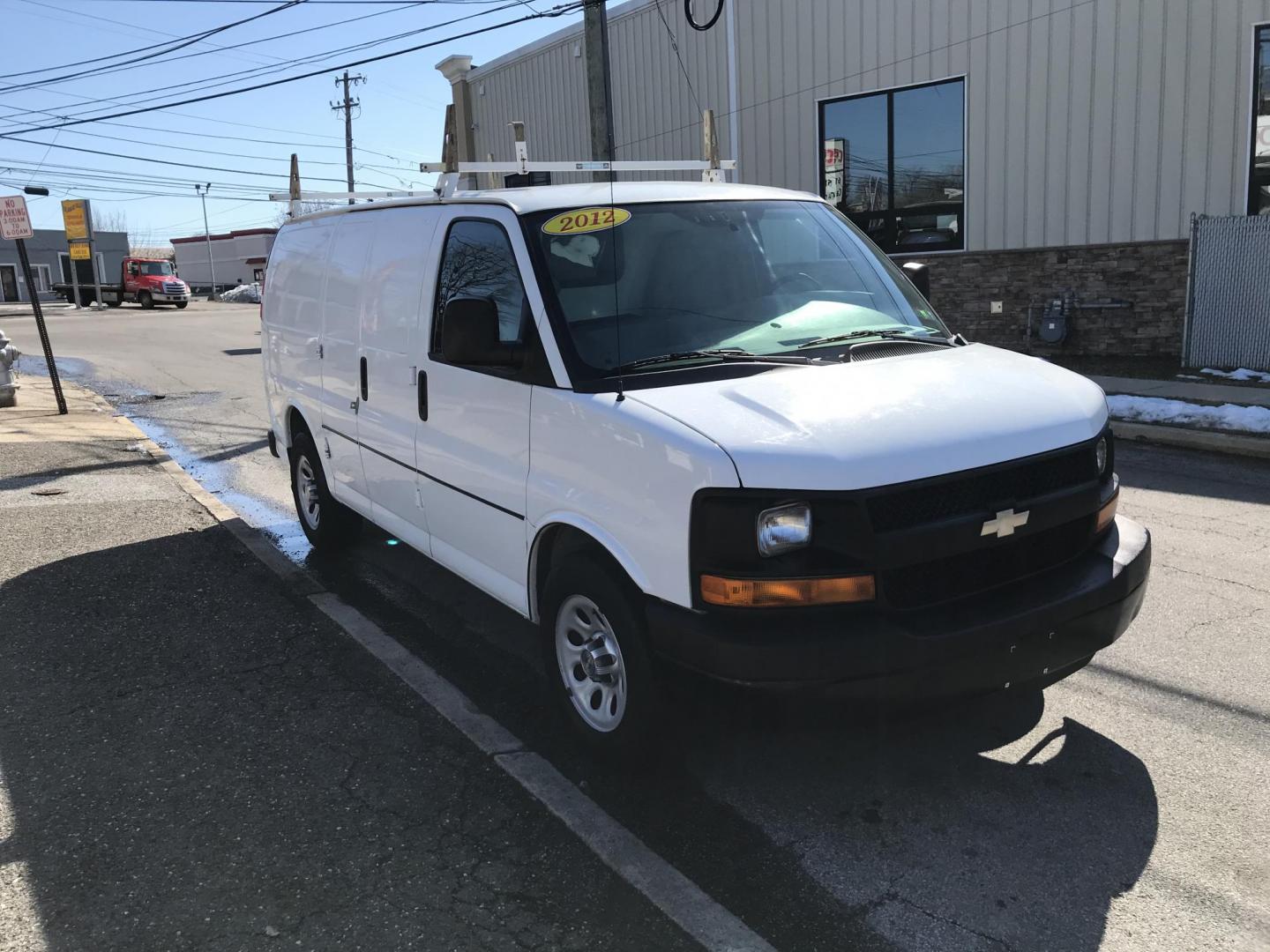 2012 White /Gray Chevrolet Express (1GCSGAFX2C1) with an 4.3 V6 engine, Automatic transmission, located at 577 Chester Pike, Prospect Park, PA, 19076, (610) 237-1015, 39.886154, -75.302338 - 2012 Chevrolet Express 1500 Cargo Van: Only 92k miles, shelving, new PA inspection, runs LIKE NEW! This vehicle comes inspected and has been given a bumper to bumper safety check. It is very clean, reliable, and well maintained. We offer a unique pay plan that is known for being the easiest and f - Photo#3
