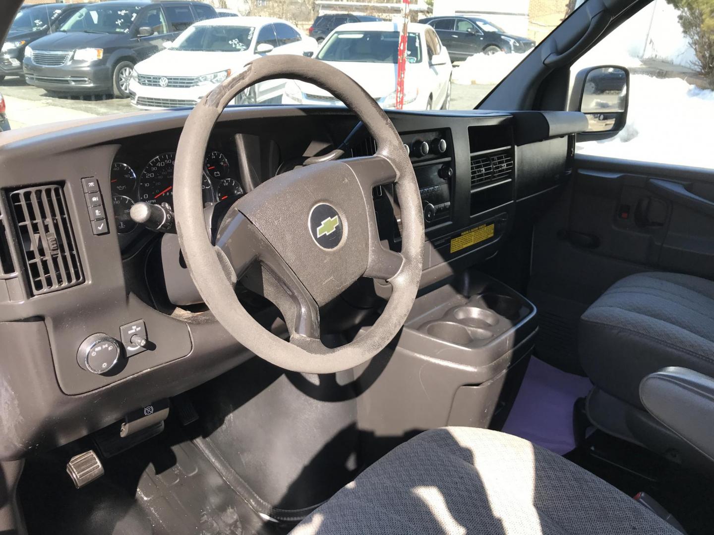 2012 White /Gray Chevrolet Express (1GCSGAFX2C1) with an 4.3 V6 engine, Automatic transmission, located at 577 Chester Pike, Prospect Park, PA, 19076, (610) 237-1015, 39.886154, -75.302338 - 2012 Chevrolet Express 1500 Cargo Van: Only 92k miles, shelving, new PA inspection, runs LIKE NEW! This vehicle comes inspected and has been given a bumper to bumper safety check. It is very clean, reliable, and well maintained. We offer a unique pay plan that is known for being the easiest and f - Photo#10