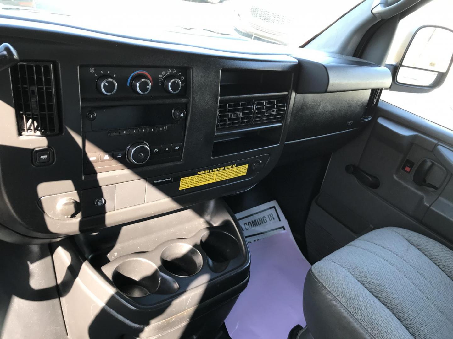 2012 White /Gray Chevrolet Express (1GCSGAFX2C1) with an 4.3 V6 engine, Automatic transmission, located at 577 Chester Pike, Prospect Park, PA, 19076, (610) 237-1015, 39.886154, -75.302338 - 2012 Chevrolet Express 1500 Cargo Van: Only 92k miles, shelving, new PA inspection, runs LIKE NEW! This vehicle comes inspected and has been given a bumper to bumper safety check. It is very clean, reliable, and well maintained. We offer a unique pay plan that is known for being the easiest and f - Photo#13