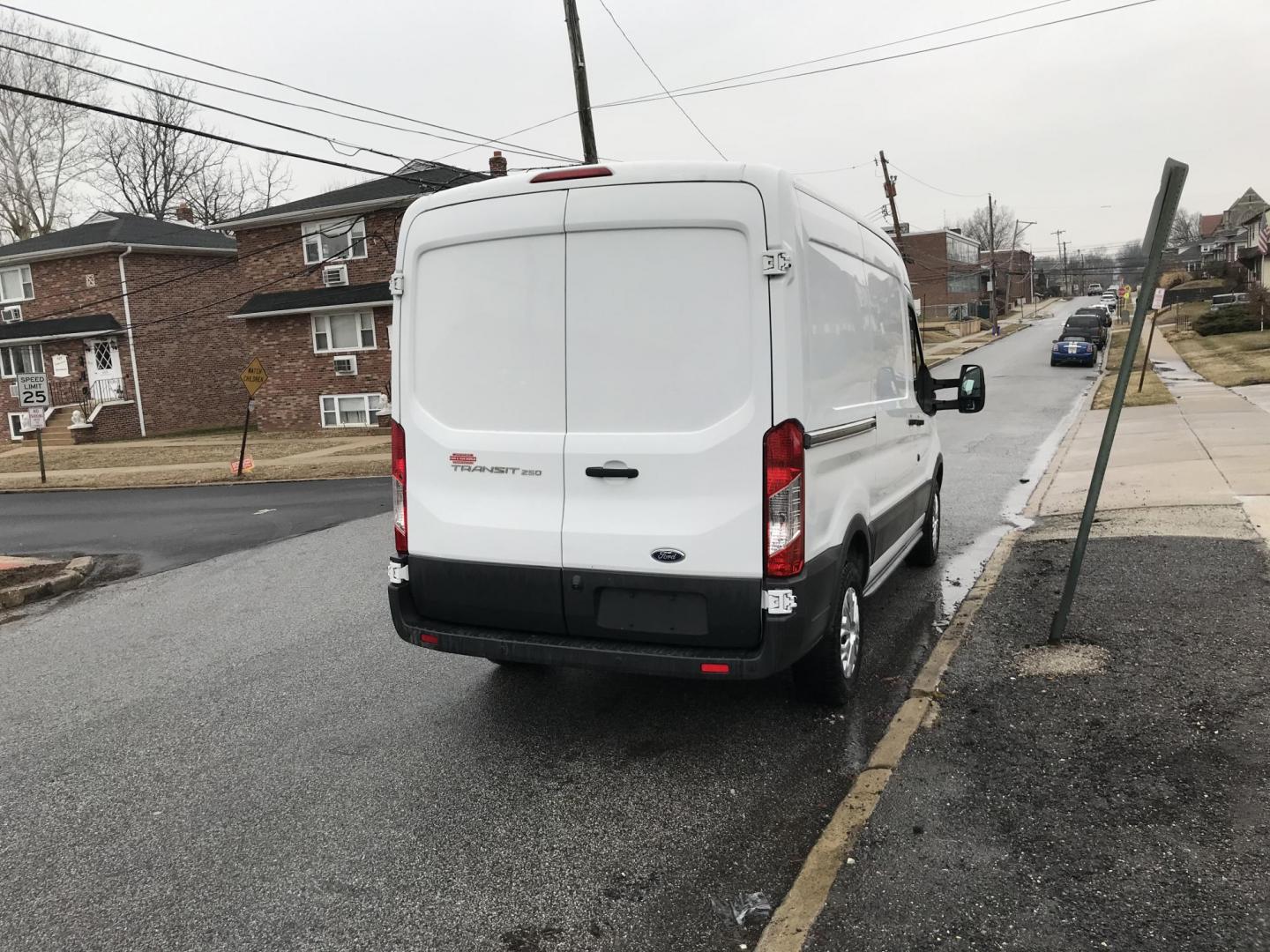 2016 White /Gray Ford Transit 250 Van Med. Roof w/Sliding Pass. 130-in. WB (1FTYR1CM9GK) with an 3.7L V6 DOHC 24V engine, 6A transmission, located at 577 Chester Pike, Prospect Park, PA, 19076, (610) 237-1015, 39.886154, -75.302338 - 2016 Ford Transit 250 Medium Roof: Has multiple pieces of shelving, backup camera, new PA inspection, FLEET MAINTAINED! This vehicle comes inspected and has been given a bumper to bumper safety check. It is very clean, reliable, and well maintained. We offer a unique pay plan that is known for be - Photo#4