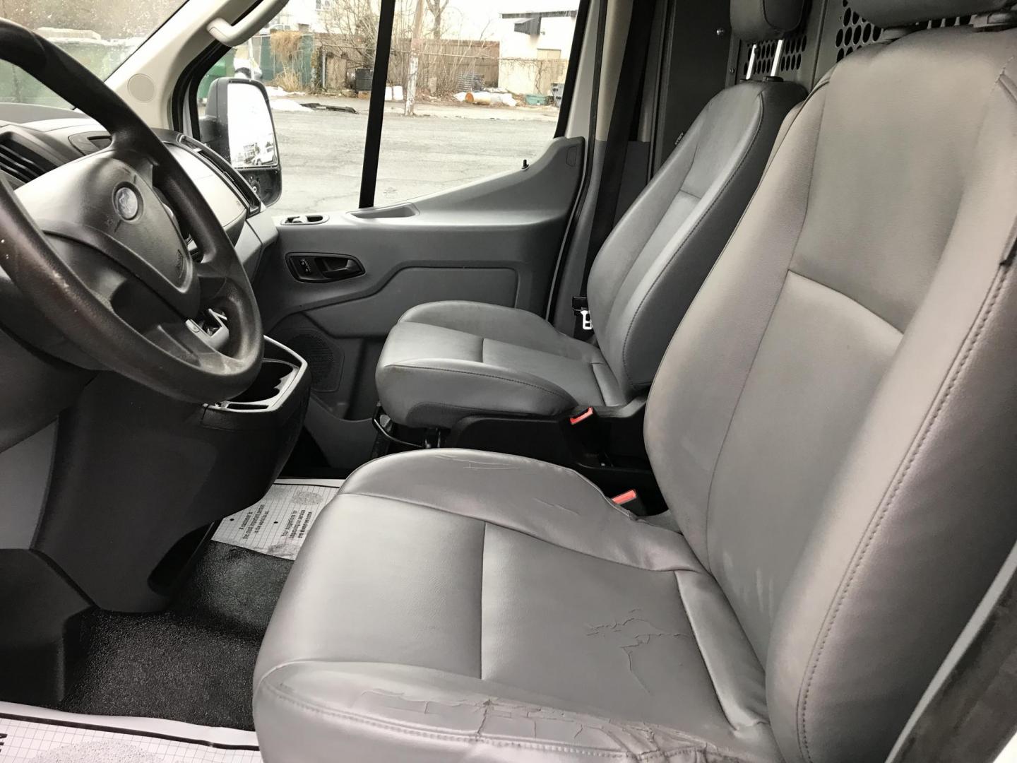 2016 White /Gray Ford Transit 250 Van Med. Roof w/Sliding Pass. 130-in. WB (1FTYR1CM9GK) with an 3.7L V6 DOHC 24V engine, 6A transmission, located at 577 Chester Pike, Prospect Park, PA, 19076, (610) 237-1015, 39.886154, -75.302338 - 2016 Ford Transit 250 Medium Roof: Has multiple pieces of shelving, backup camera, new PA inspection, FLEET MAINTAINED! This vehicle comes inspected and has been given a bumper to bumper safety check. It is very clean, reliable, and well maintained. We offer a unique pay plan that is known for be - Photo#9
