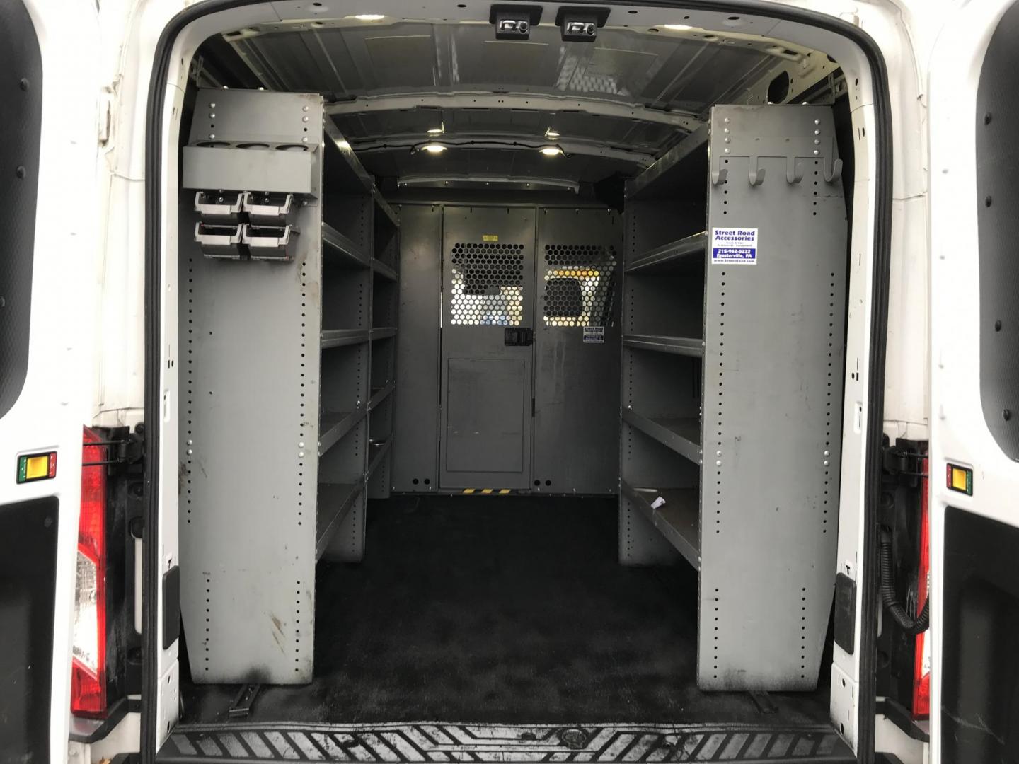 2016 White /Gray Ford Transit 250 Van Med. Roof w/Sliding Pass. 130-in. WB (1FTYR1CM9GK) with an 3.7L V6 DOHC 24V engine, 6A transmission, located at 577 Chester Pike, Prospect Park, PA, 19076, (610) 237-1015, 39.886154, -75.302338 - 2016 Ford Transit 250 Medium Roof: Has multiple pieces of shelving, backup camera, new PA inspection, FLEET MAINTAINED! This vehicle comes inspected and has been given a bumper to bumper safety check. It is very clean, reliable, and well maintained. We offer a unique pay plan that is known for be - Photo#16