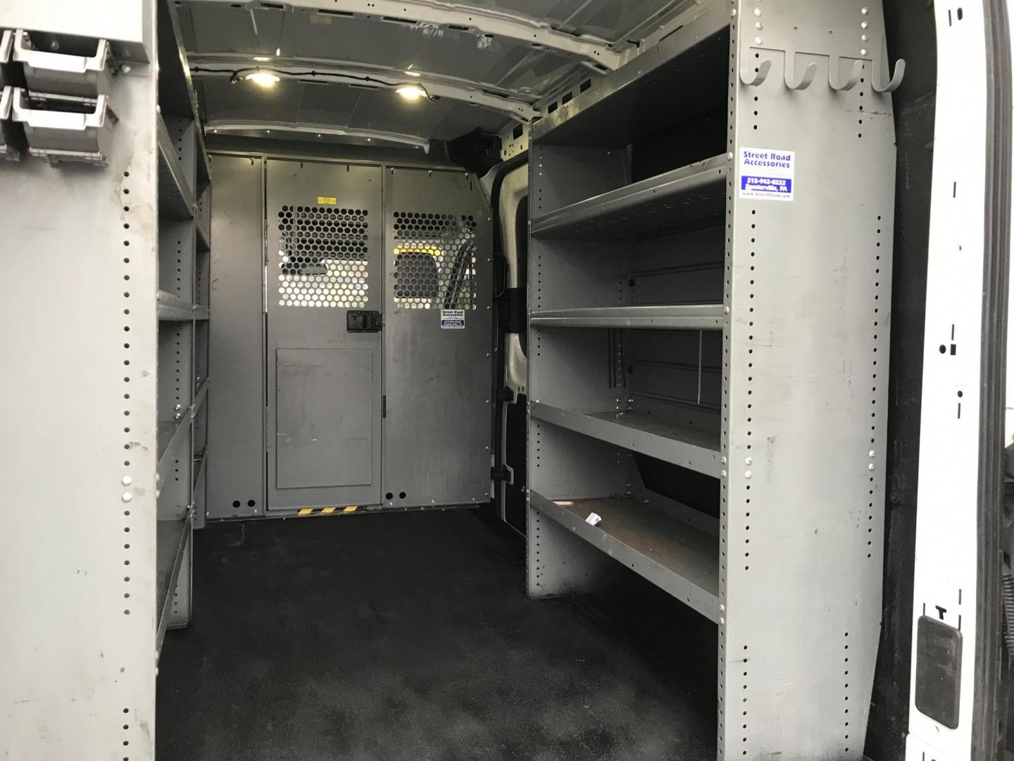 2016 White /Gray Ford Transit 250 Van Med. Roof w/Sliding Pass. 130-in. WB (1FTYR1CM9GK) with an 3.7L V6 DOHC 24V engine, 6A transmission, located at 577 Chester Pike, Prospect Park, PA, 19076, (610) 237-1015, 39.886154, -75.302338 - 2016 Ford Transit 250 Medium Roof: Has multiple pieces of shelving, backup camera, new PA inspection, FLEET MAINTAINED! This vehicle comes inspected and has been given a bumper to bumper safety check. It is very clean, reliable, and well maintained. We offer a unique pay plan that is known for be - Photo#18