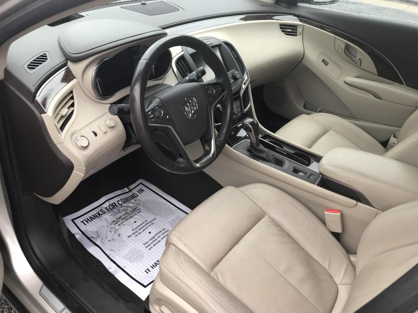 2015 Gold /Tan Buick LaCrosse Leather Package (1G4GB5G30FF) with an 3.6L V6 DOHC 24V FFV engine, 6-Speed Automatic transmission, located at 577 Chester Pike, Prospect Park, PA, 19076, (610) 237-1015, 39.886154, -75.302338 - Photo#7