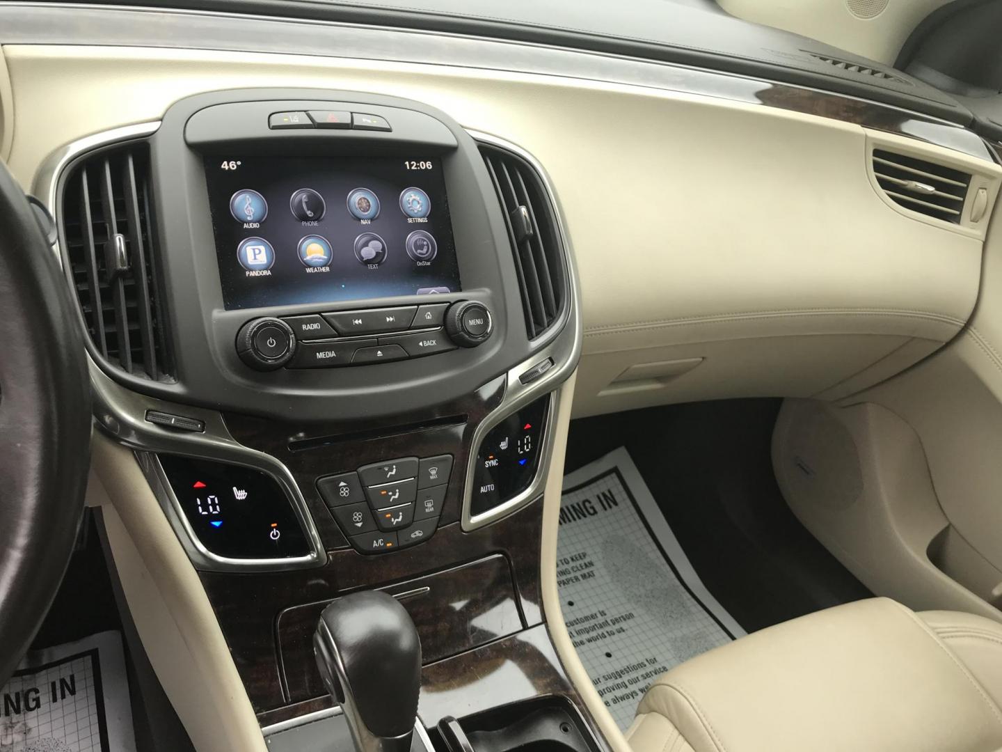 2015 Gold /Tan Buick LaCrosse Leather Package (1G4GB5G30FF) with an 3.6L V6 DOHC 24V FFV engine, 6-Speed Automatic transmission, located at 577 Chester Pike, Prospect Park, PA, 19076, (610) 237-1015, 39.886154, -75.302338 - Photo#12