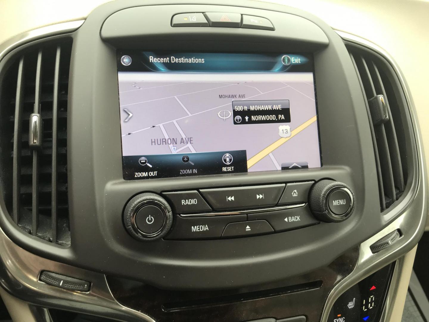 2015 Gold /Tan Buick LaCrosse Leather Package (1G4GB5G30FF) with an 3.6L V6 DOHC 24V FFV engine, 6-Speed Automatic transmission, located at 577 Chester Pike, Prospect Park, PA, 19076, (610) 237-1015, 39.886154, -75.302338 - Photo#13