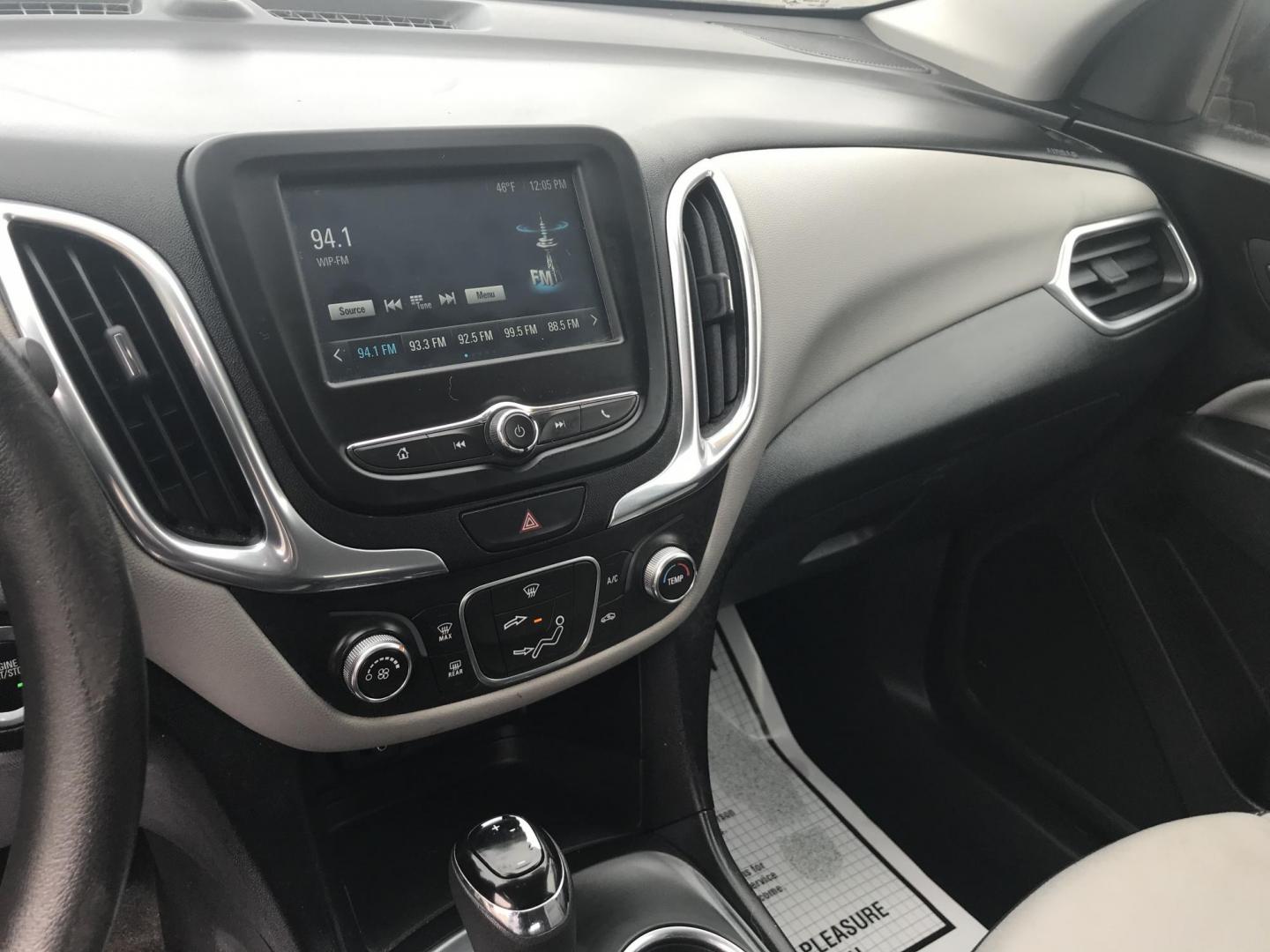 2018 Blue /Gray Chevrolet Equinox LS (3GNAXHEV2JS) with an 1.5L L4 DIR DOHC 16V TURBO engine, 6A transmission, located at 577 Chester Pike, Prospect Park, PA, 19076, (610) 237-1015, 39.886154, -75.302338 - 2018 Chevrolet Equinox LS: Backup camera, new PA inspection, SUPER CLEAN, runs LIKE NEW! This vehicle comes inspected and has been given a bumper to bumper safety check. It is very clean, reliable, and well maintained. We offer a unique pay plan that is known for being the easiest and fastest fin - Photo#12