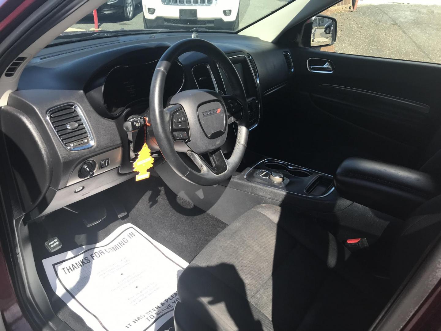 2017 Maroon /Gray Dodge Durango SXT AWD (1C4RDJAG1HC) with an 3.6L V6 DOHC 24V engine, 8A transmission, located at 577 Chester Pike, Prospect Park, PA, 19076, (610) 237-1015, 39.886154, -75.302338 - 2017 Dodge Durango SXT: AWD, 3rd row seating, sunroof, backup camera, new PA inspection, RUNS LIKE NEW! This vehicle comes inspected and has been given a bumper to bumper safety check. It is very clean, reliable, and well maintained. We offer a unique pay plan that is known for being the easiest - Photo#9