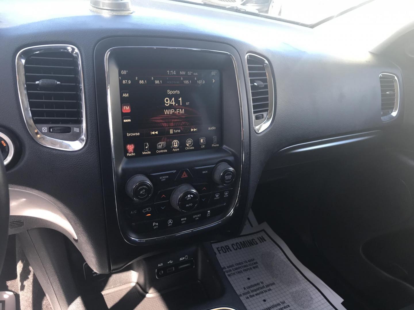 2017 Maroon /Gray Dodge Durango SXT AWD (1C4RDJAG1HC) with an 3.6L V6 DOHC 24V engine, 8A transmission, located at 577 Chester Pike, Prospect Park, PA, 19076, (610) 237-1015, 39.886154, -75.302338 - 2017 Dodge Durango SXT: AWD, 3rd row seating, sunroof, backup camera, new PA inspection, RUNS LIKE NEW! This vehicle comes inspected and has been given a bumper to bumper safety check. It is very clean, reliable, and well maintained. We offer a unique pay plan that is known for being the easiest - Photo#14