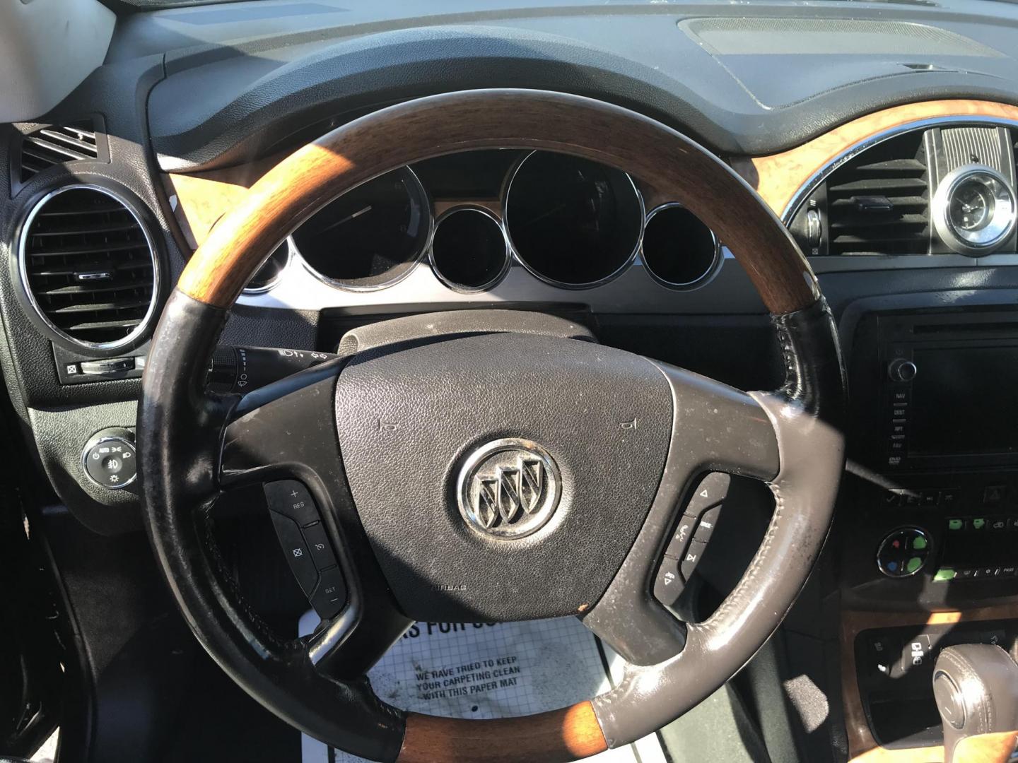 2012 Black /Black Buick Enclave Premium AWD (5GAKVDED4CJ) with an 3.6L V6 DOHC 24V engine, 6-Speed Automatic Overdrive transmission, located at 577 Chester Pike, Prospect Park, PA, 19076, (610) 237-1015, 39.886154, -75.302338 - Photo#12