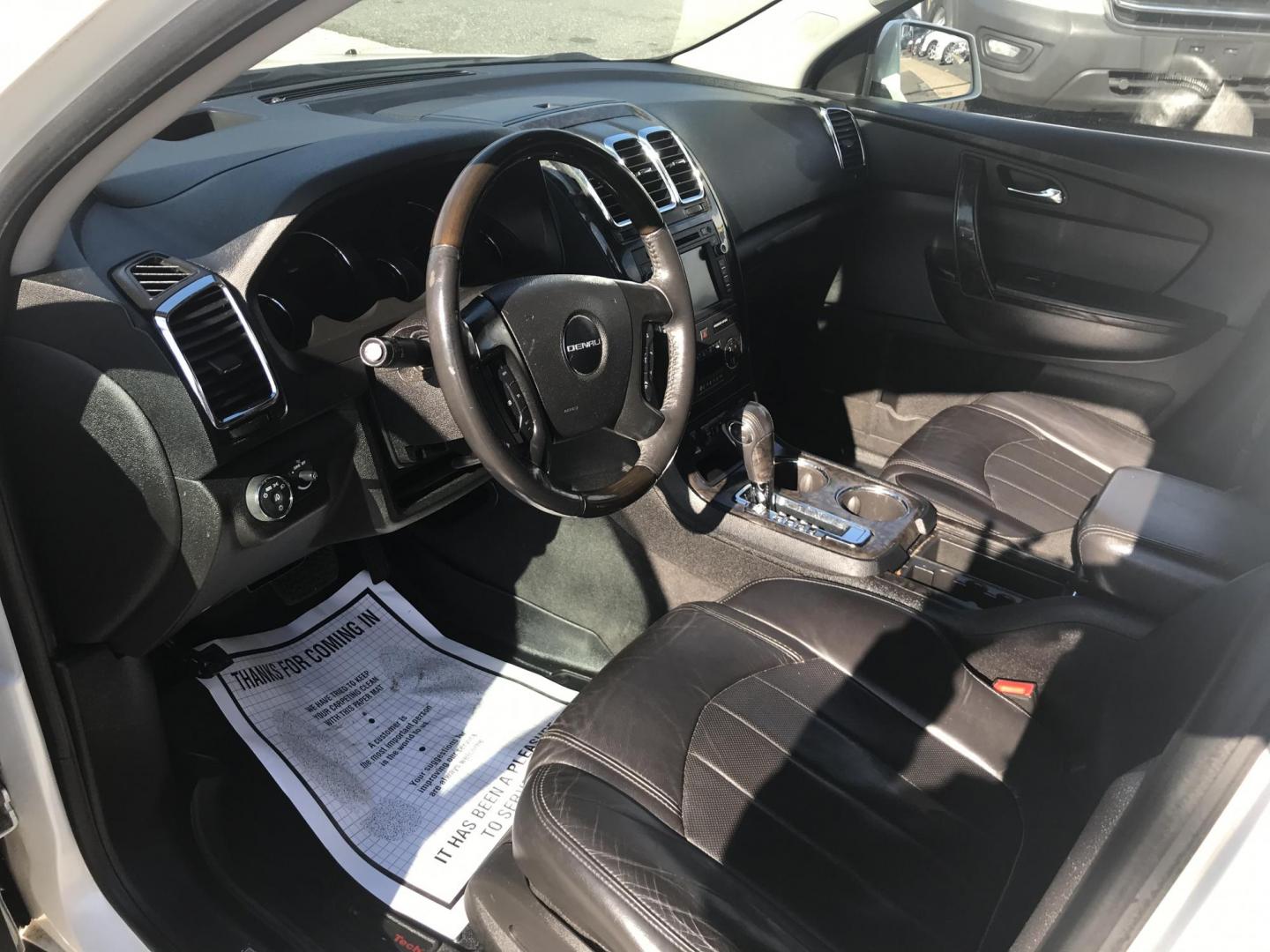 2012 White /Black GMC Acadia Denali AWD (1GKKVTED8CJ) with an 3.6L V6 DOHC 24V engine, 6-Speed Automatic transmission, located at 577 Chester Pike, Prospect Park, PA, 19076, (610) 237-1015, 39.886154, -75.302338 - 2012 GMC Acadia Denali: AWD, 3rd row seating, sunroofs, DVD player, navigation system, SUPER CLEAN, runs LIKE NEW! This vehicle comes inspected and has been given a bumper to bumper safety check. It is very clean, reliable, and well maintained. We offer a unique pay plan that is known for being t - Photo#10